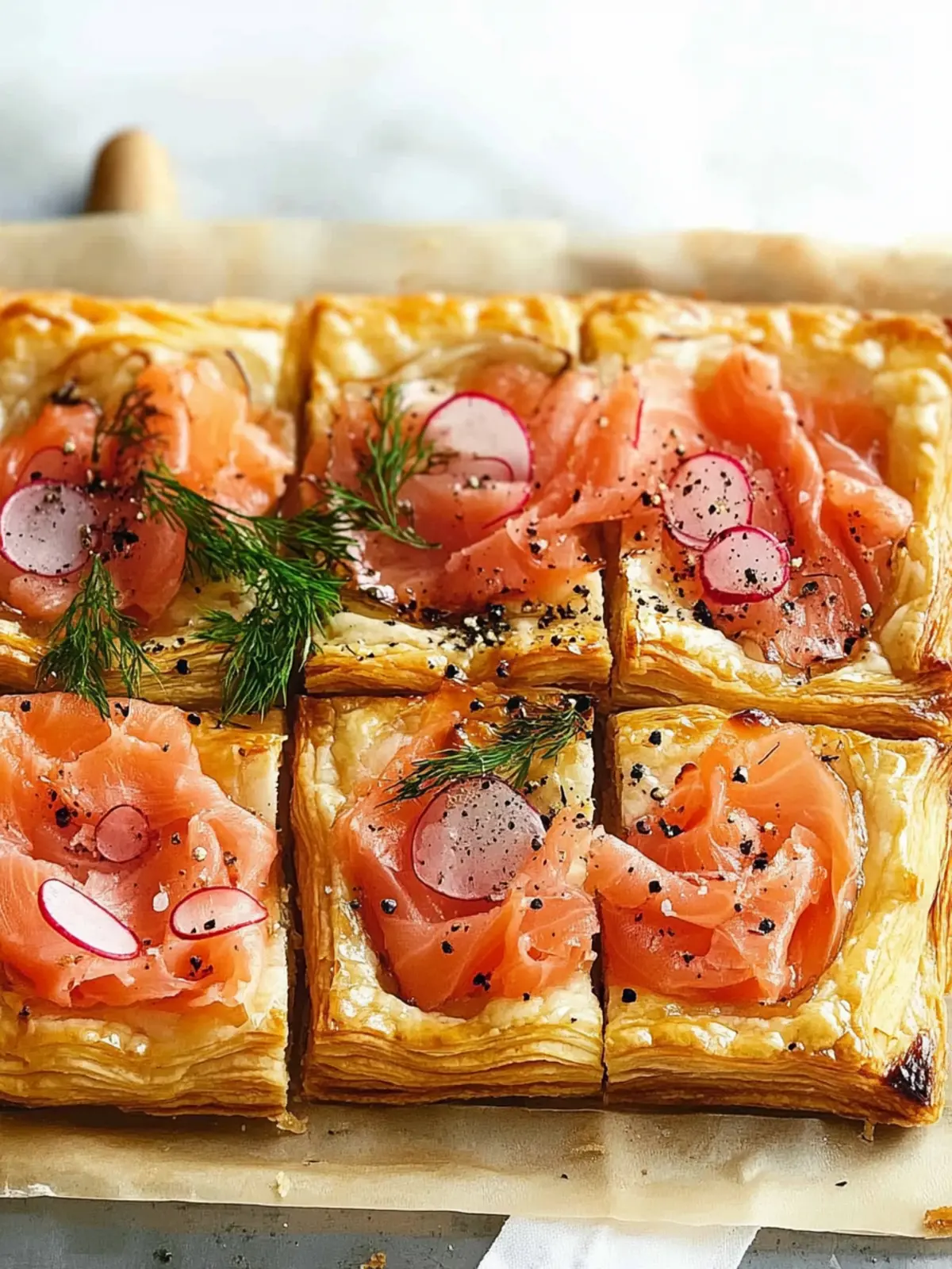 Irresistible Smoked Salmon Puff Pastry Tart for Savory Delight 4 Smoked Salmon Puff Pastry Tart