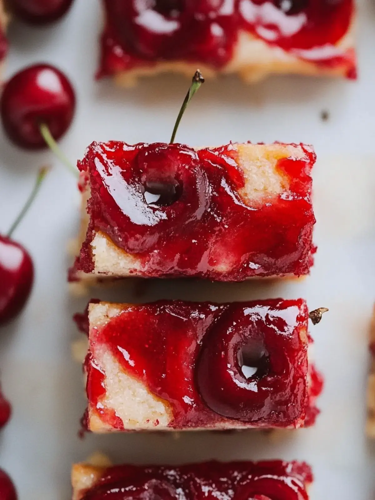 Delicious Cherry Bars Recipe for Irresistible Red Desserts 2 Cherry Bars (red desserts recipes)
