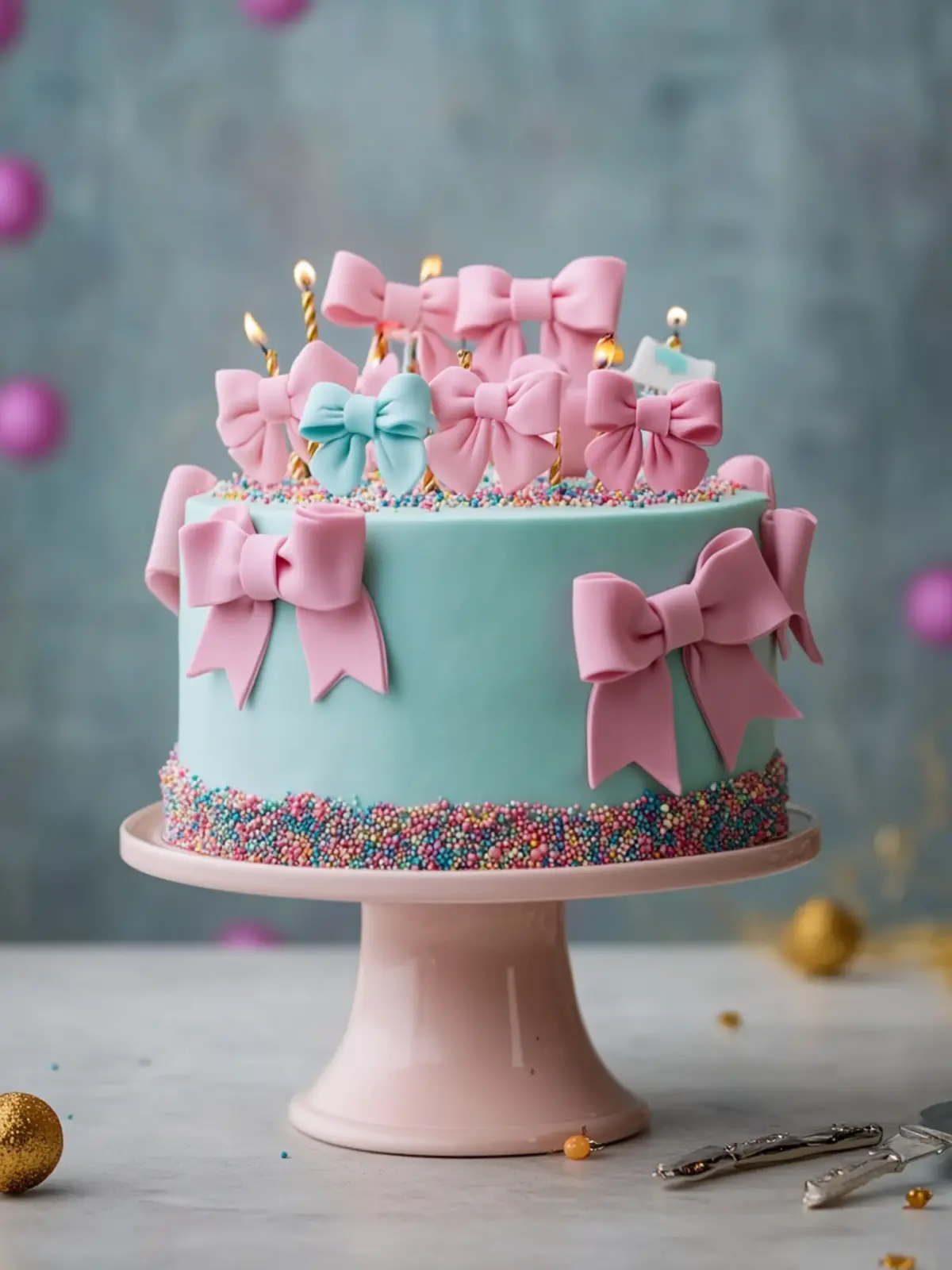 Make Your Own Signature Birthday Cake with Bows for Every Celebration 4 Signature Birthday Cake with Bows