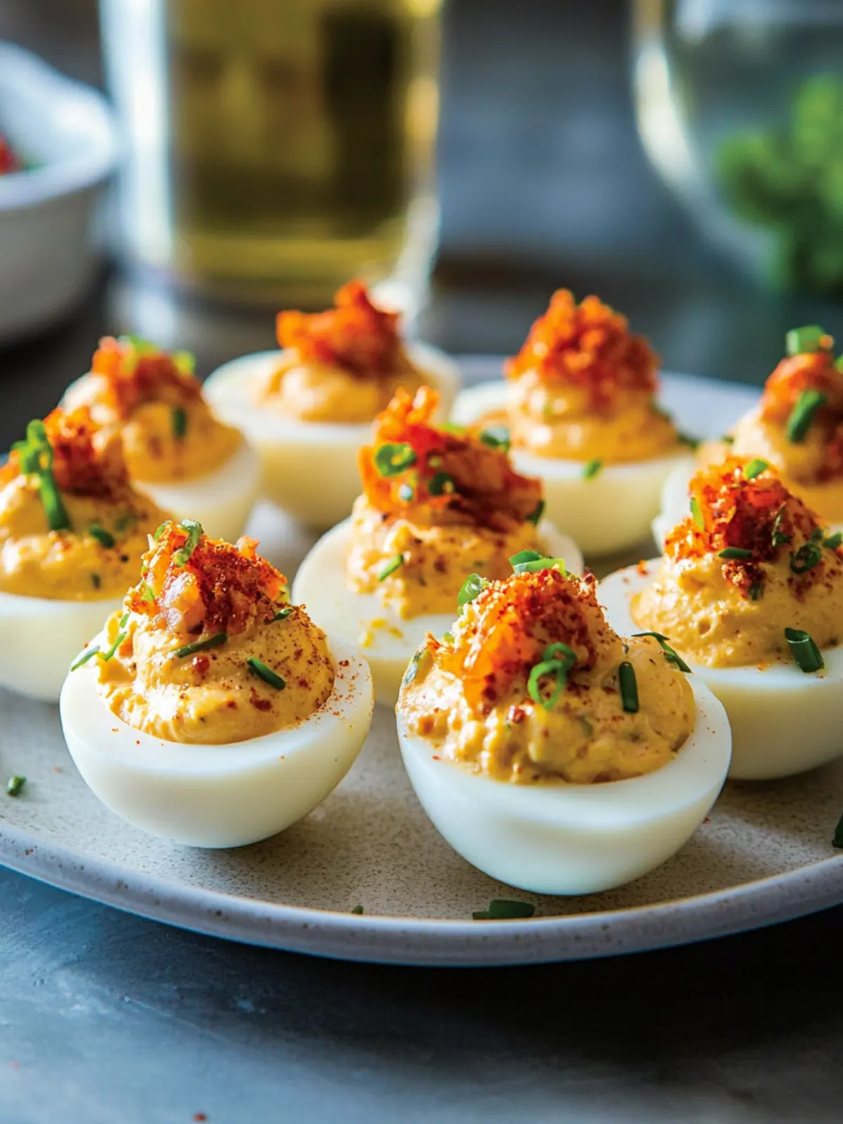 Crawfish Deviled Eggs with a Spicy Cajun Twist 4 Crawfish Deviled Eggs