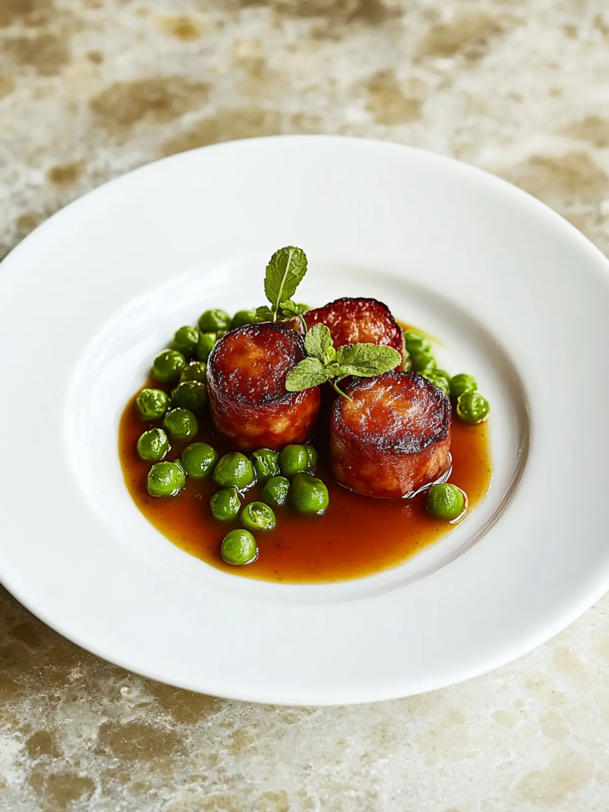 Savor Chorizo with Minted Peas for a Fresh Twist on Dinner 4 Chorizo with minted peas