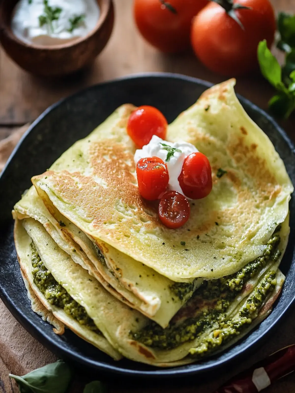 Turkey Pesto Crepes: A Flavorful Twist on Your Dinner Routine 4 Turkey Pesto Crepes
