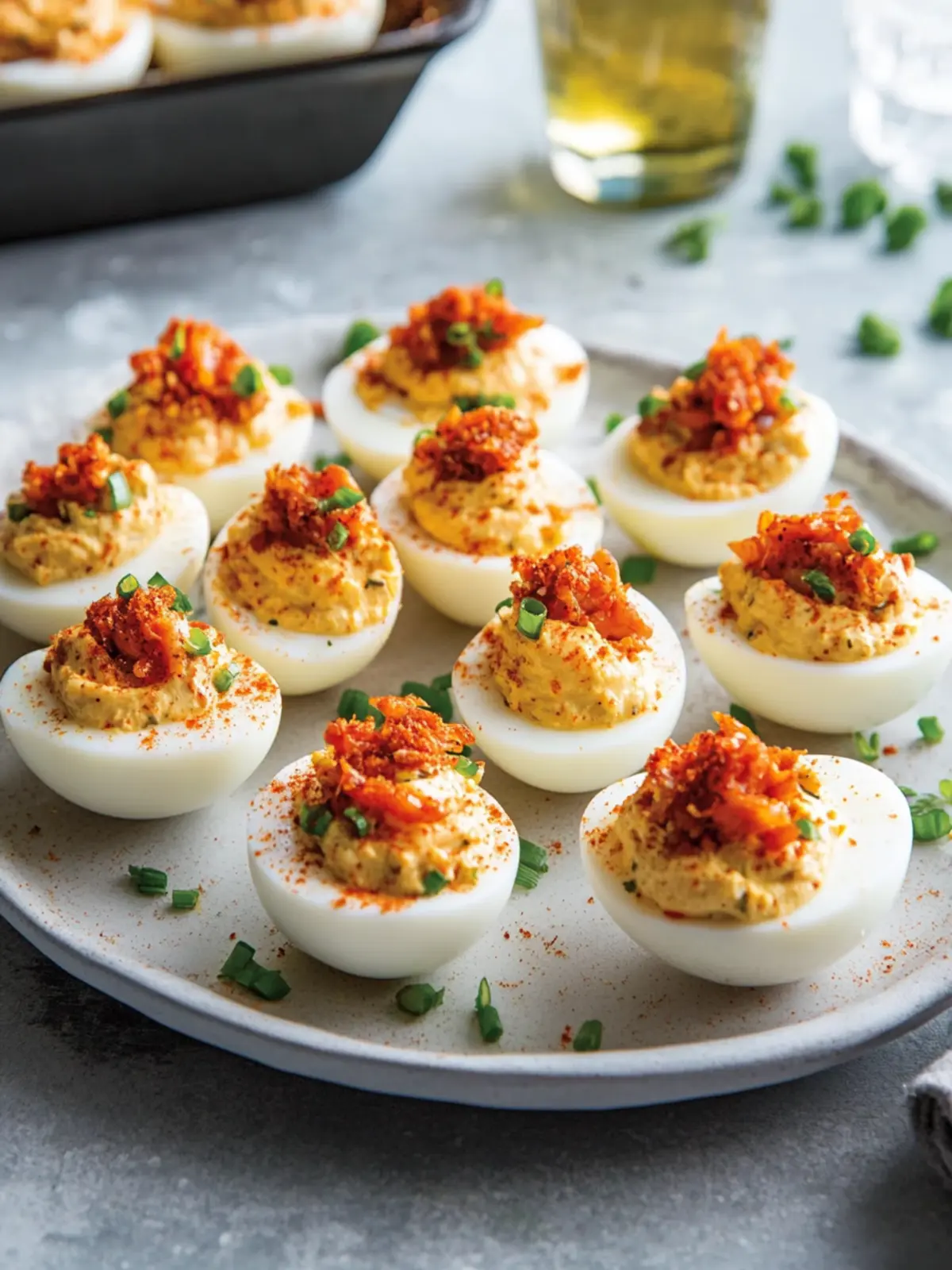 Crawfish Deviled Eggs with a Spicy Cajun Twist 2 Crawfish Deviled Eggs