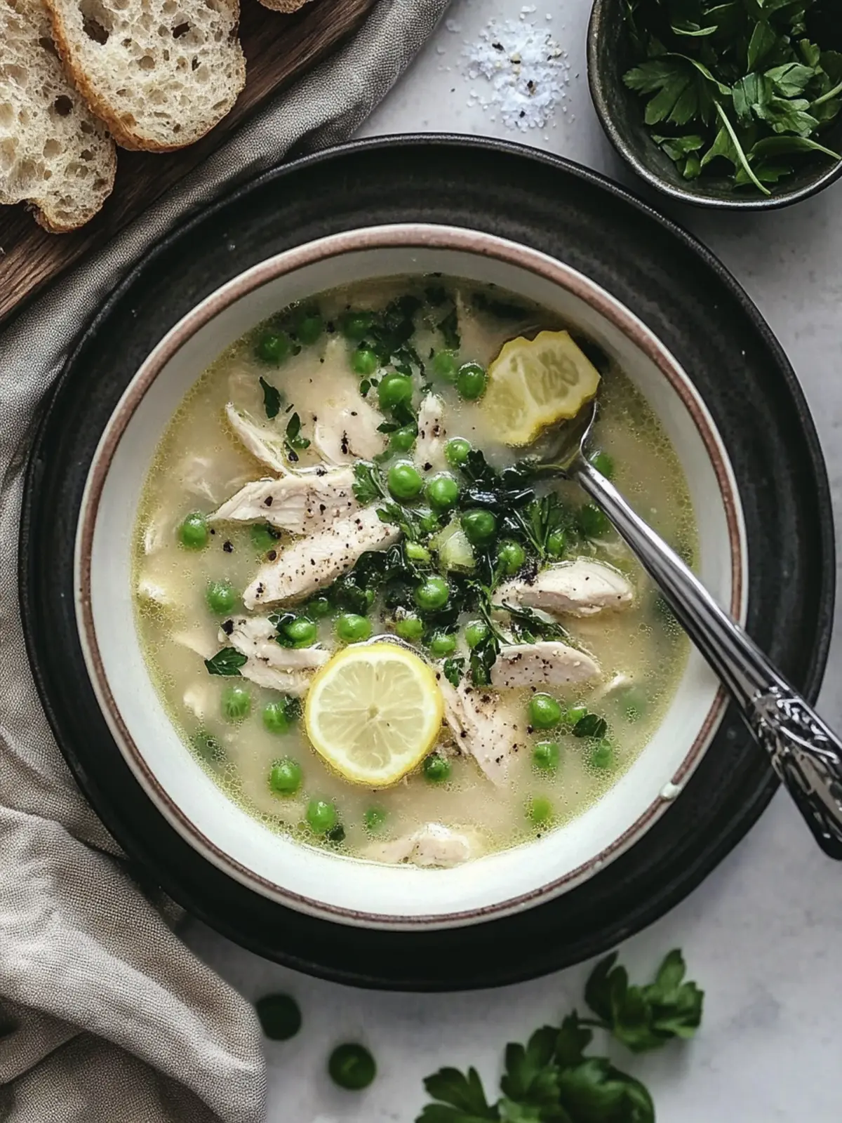 Heartwarming Stracciatella Soup with Chicken and Spring Veggies 3 Stracciatella Soup with Chicken and Spring Vegetables