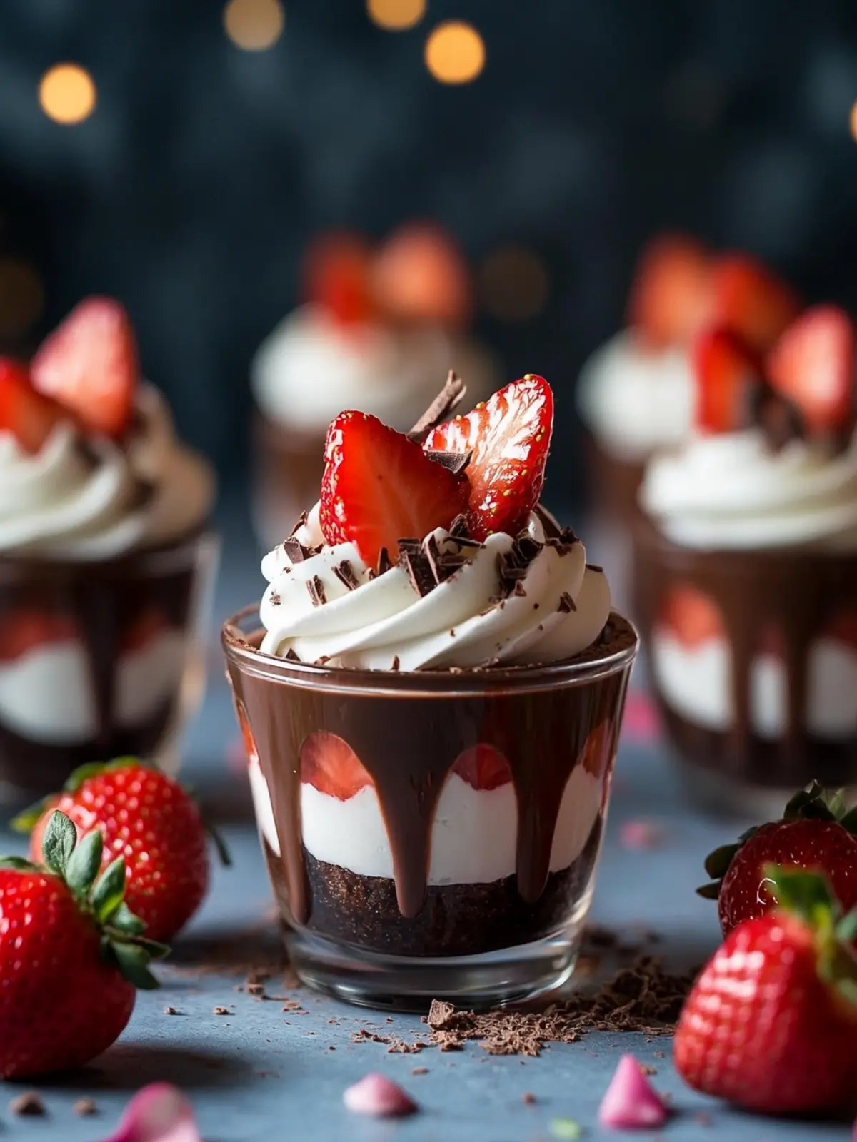 No-Bake Chocolate Strawberry Dessert Cups for Sweet Moments 2 No-Bake Chocolate Strawberry Dessert Cups