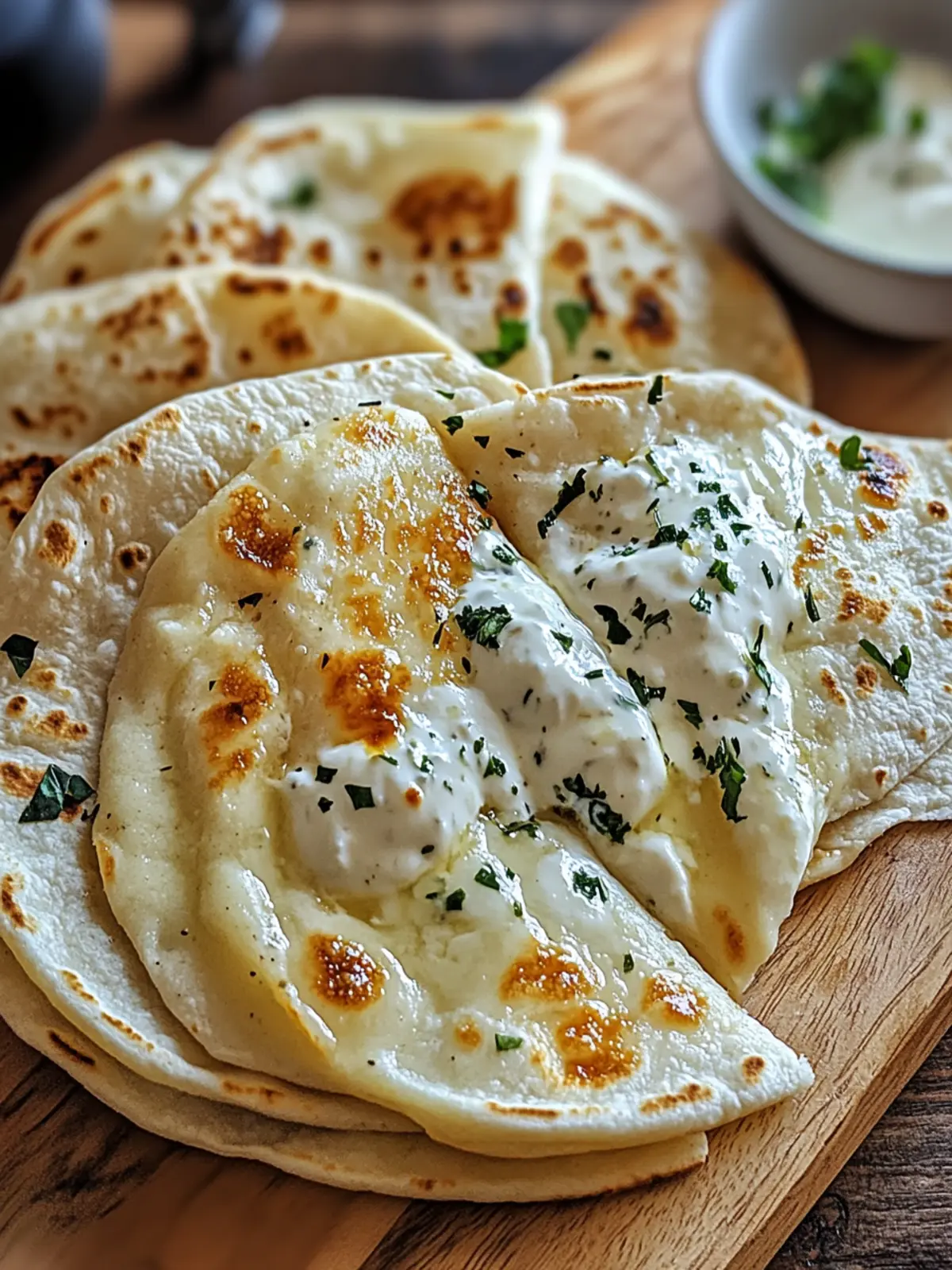 Sourdough Tortillas with Creamy Mozzarella: A Delicious Twist 4 Sourdough tortillas with Creamy Mozzarella