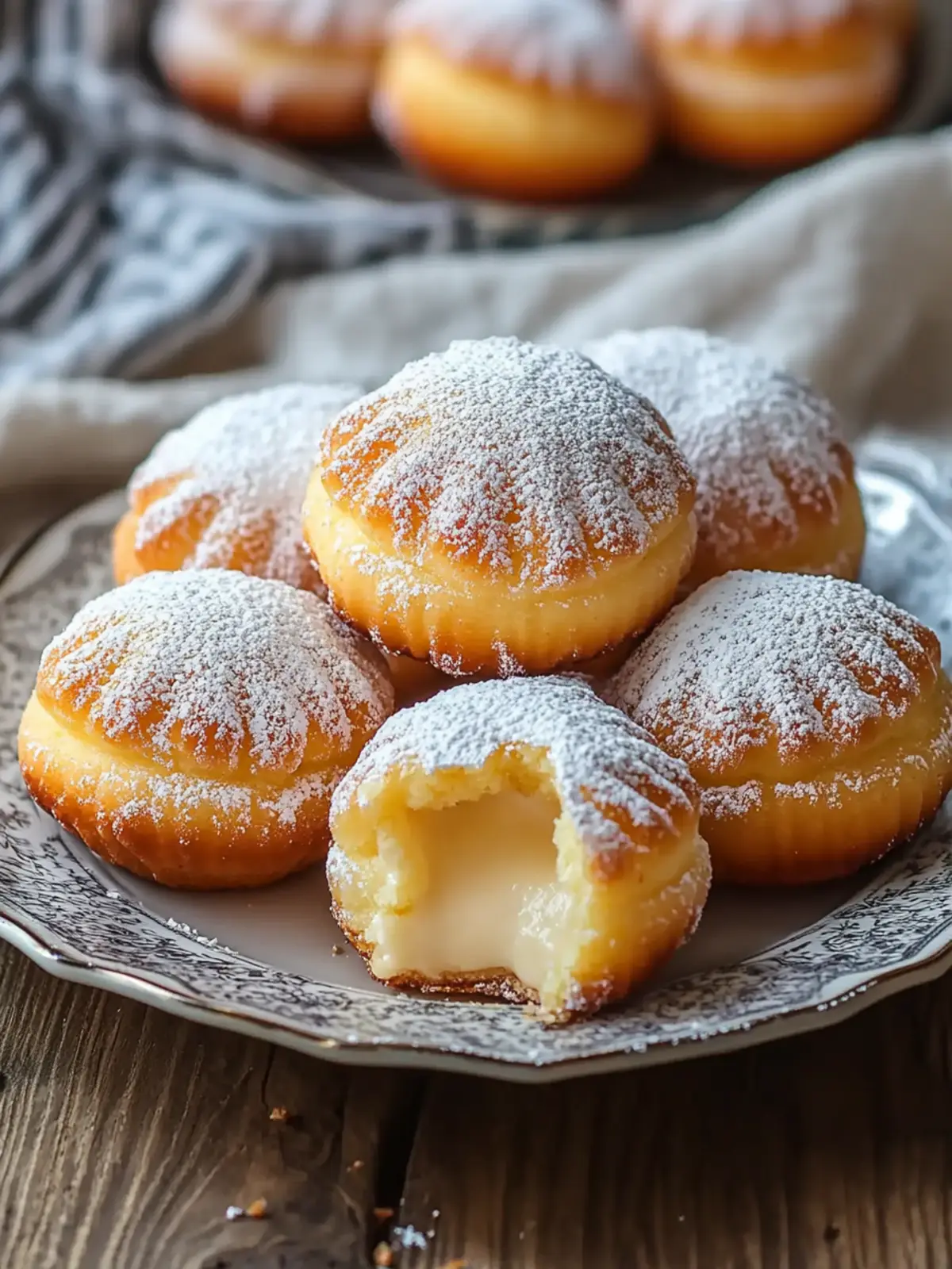 Decadent Bomboloni alla Crema: Irresistible Cream-Filled Joy 4 Bomboloni alla Crema