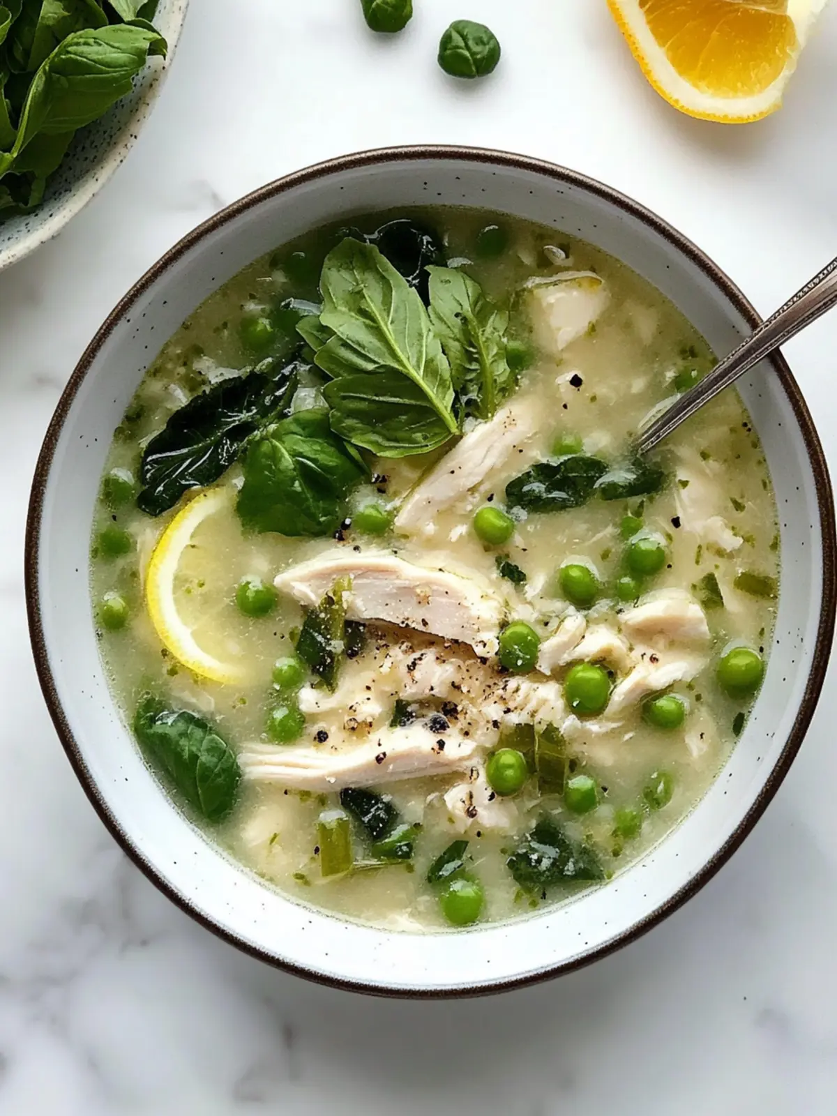 Heartwarming Stracciatella Soup with Chicken and Spring Veggies 2 Stracciatella Soup with Chicken and Spring Vegetables