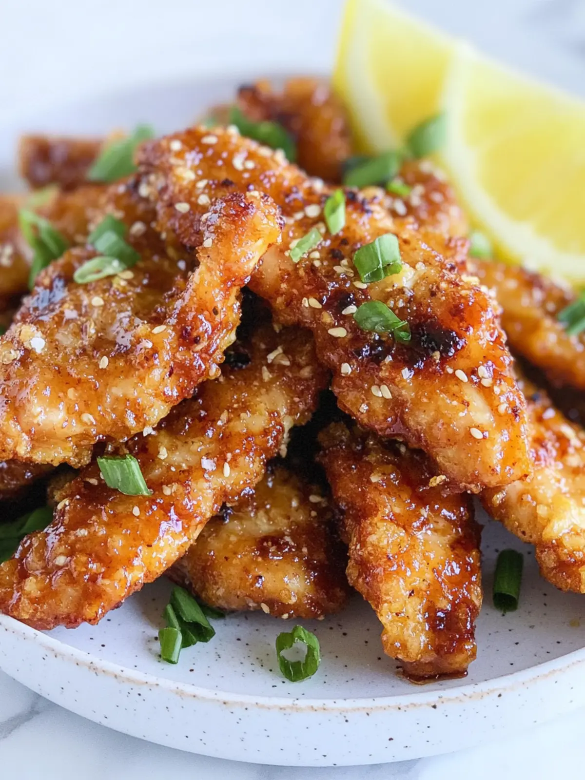 Air Fryer Honey Garlic Chicken Tenders Crispy Delight! 3 Honey Garlic Chicken Tenders Air Fryer