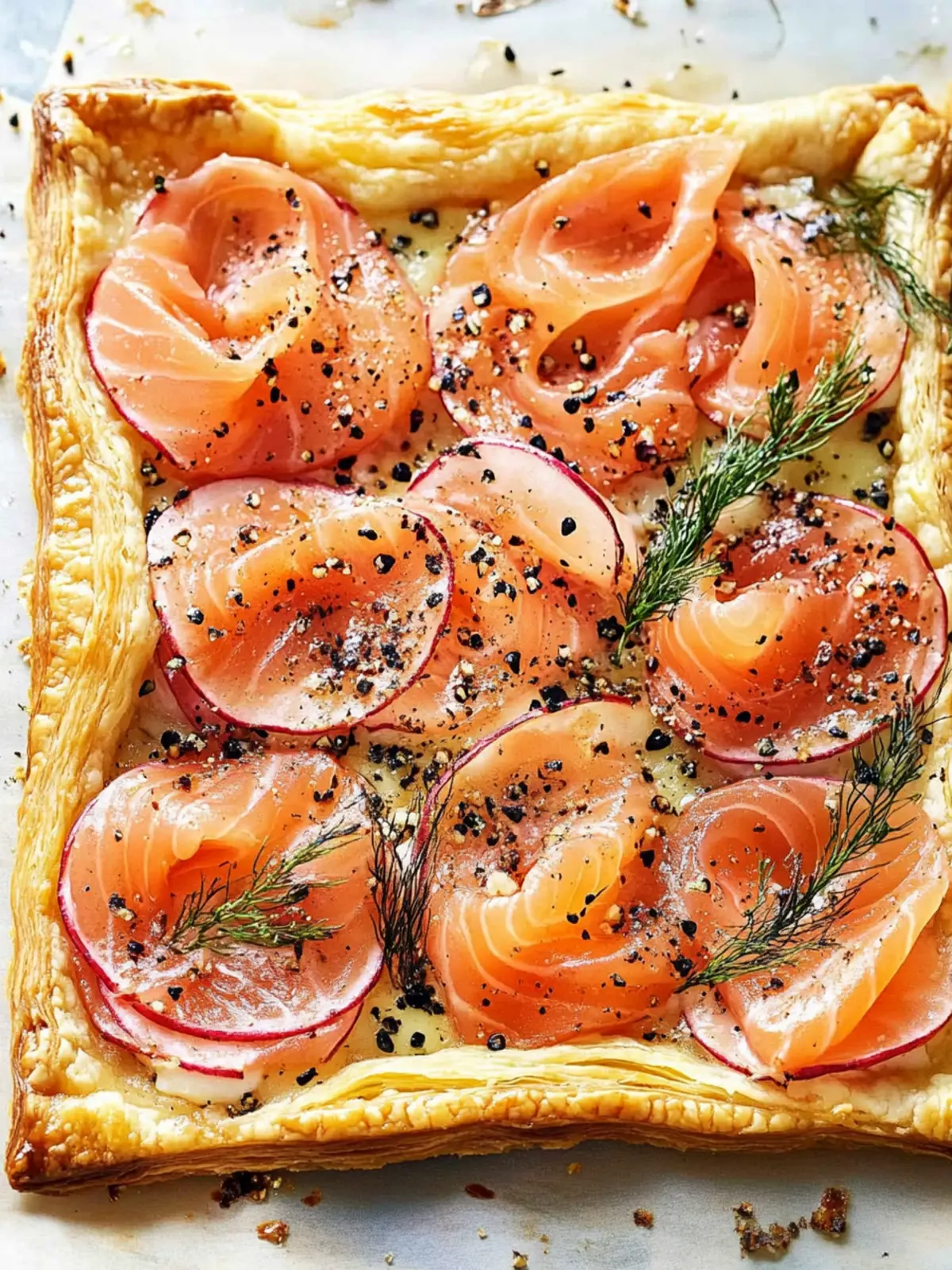 Irresistible Smoked Salmon Puff Pastry Tart for Savory Delight 3 Smoked Salmon Puff Pastry Tart