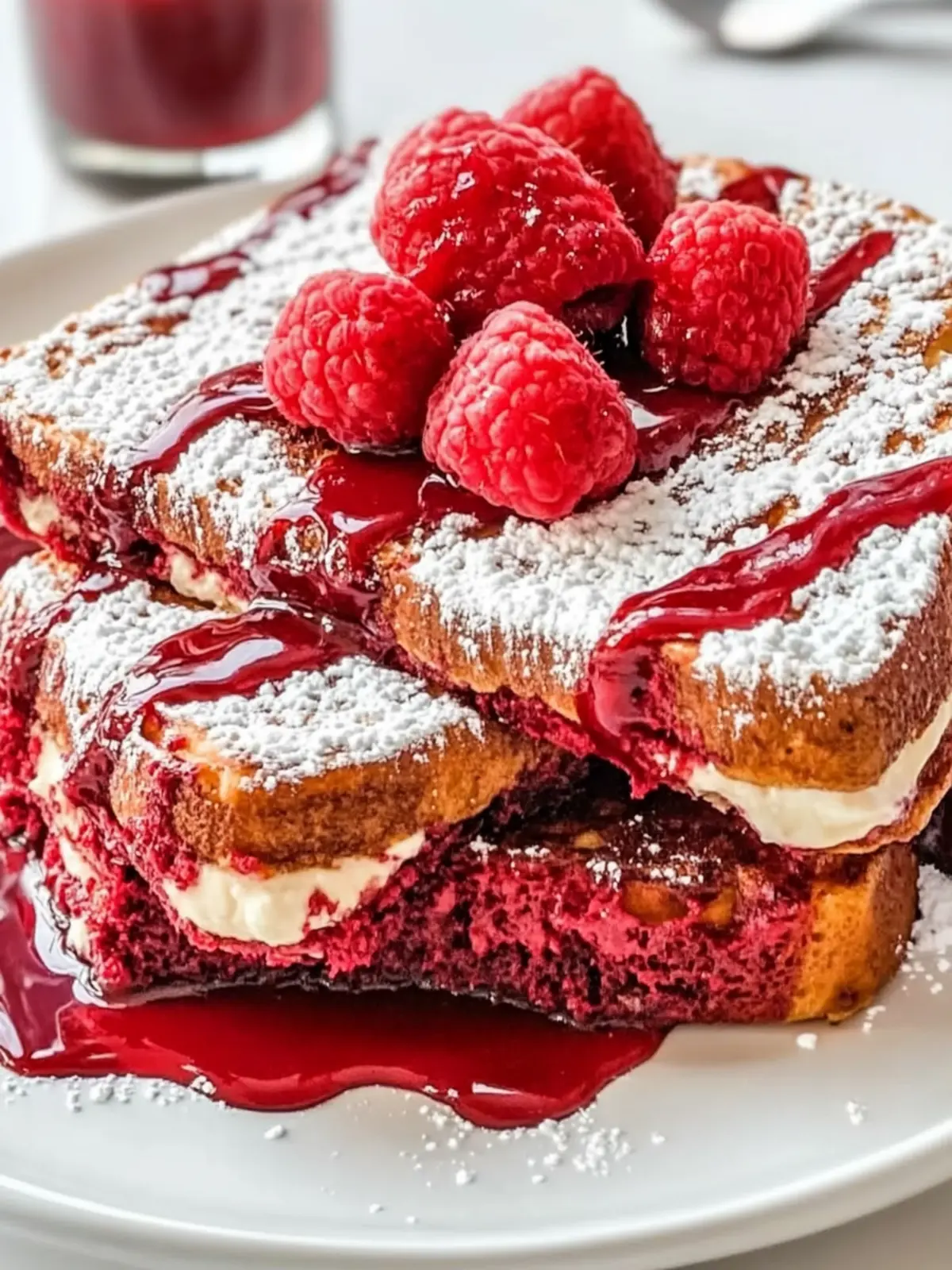 Indulge in Irresistible Red Velvet French Toast Bliss 5 Red Velvet French Toast