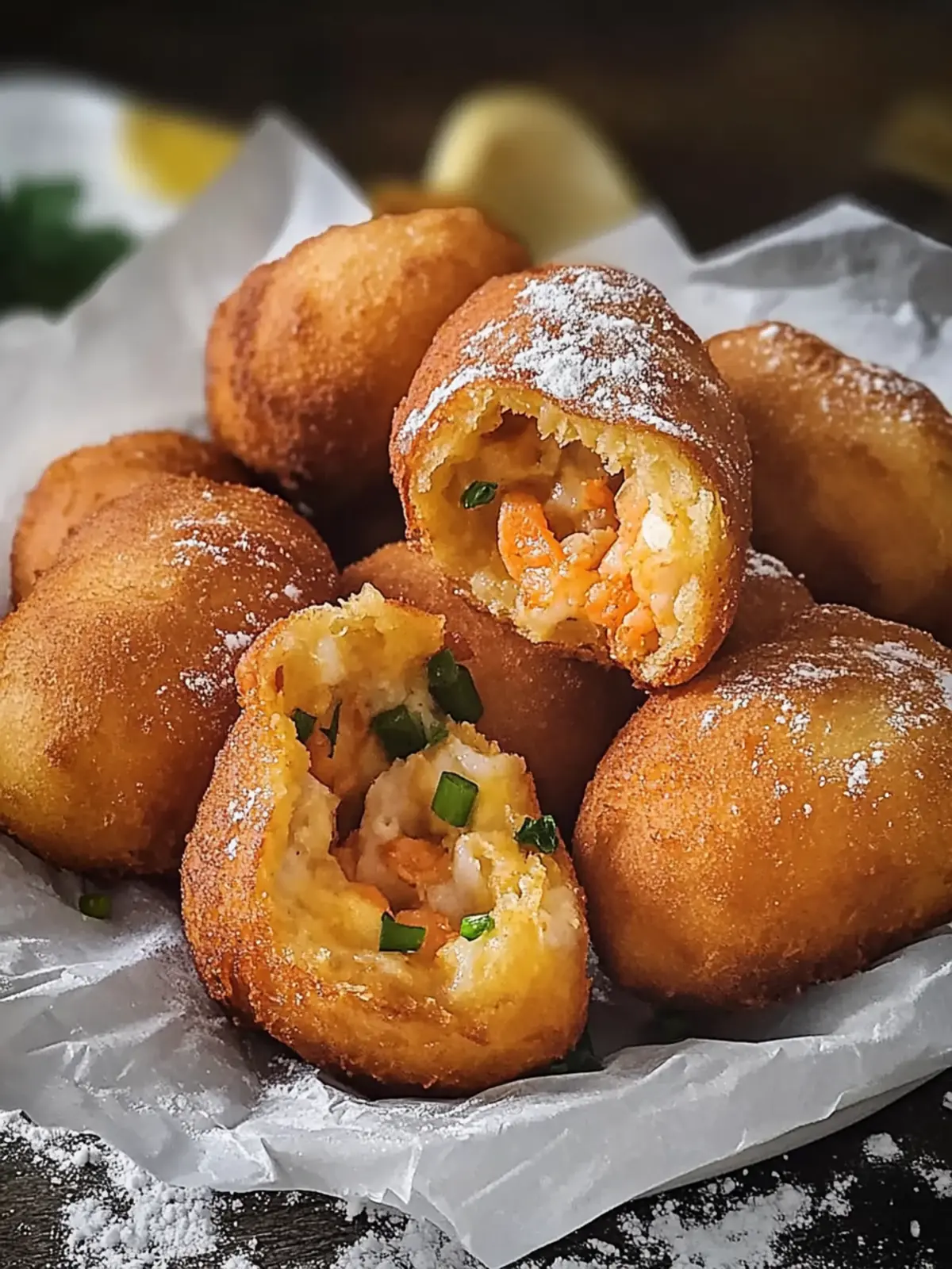 Delicious Crawfish Beignets: A Unique Southern Delight 4 Crawfish Beignets