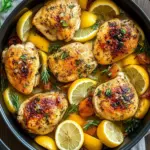 Savor One-Pan Lemon Herb Chicken for Effortless Dinner Bliss 6 One-Pan Lemon Herb Chicken Recipe