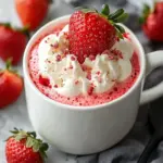 Delicious Strawberry Mug Cake in Just 4 Minutes Ready to Savor 5 Strawberry Mug Cake in Just 4 Minute