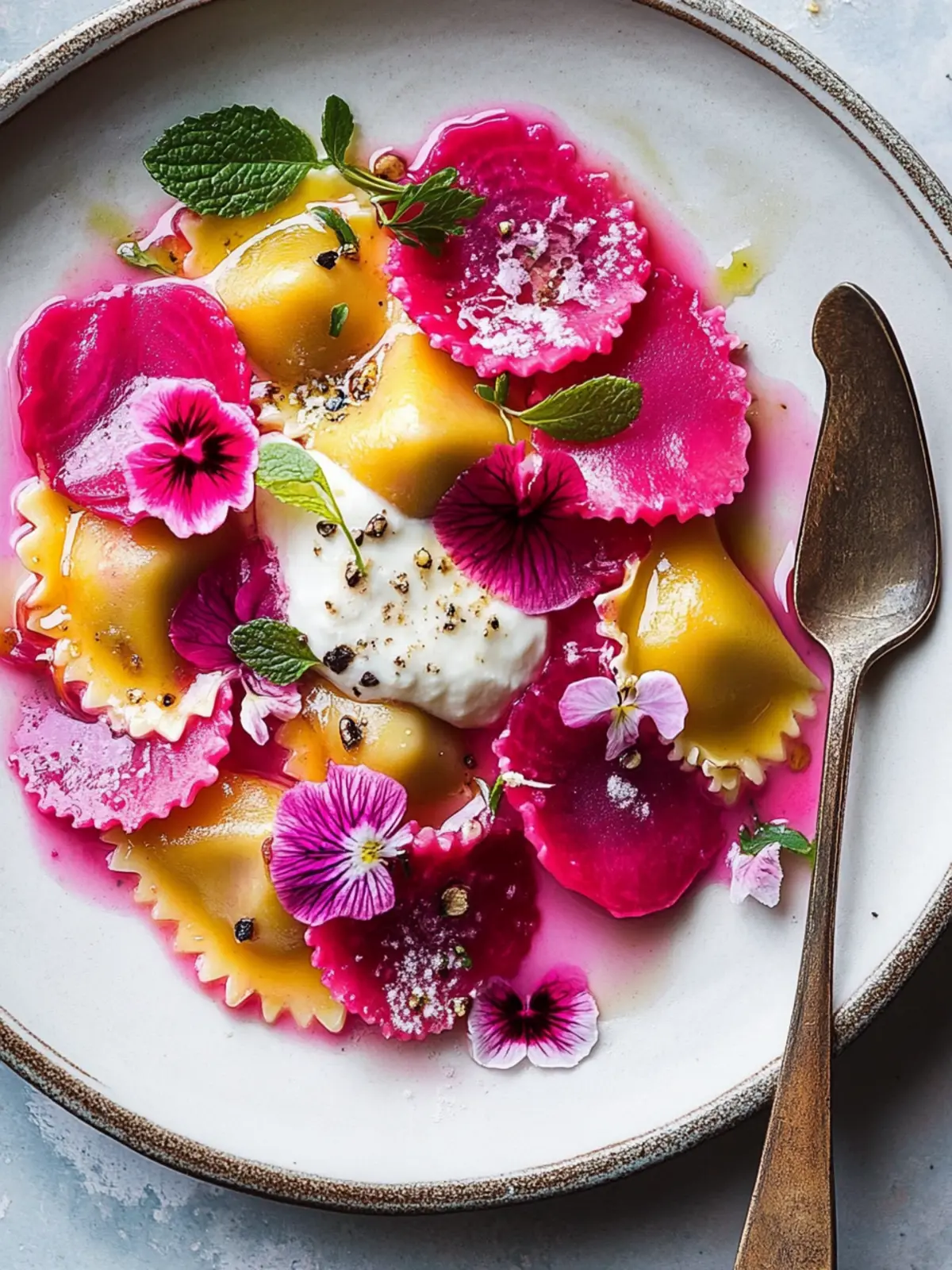 Valentine's Day Red Beets & Ricotta Ravioletti for Two 2 Valentine’s Day Red Beets & Ricotta Ravioletti