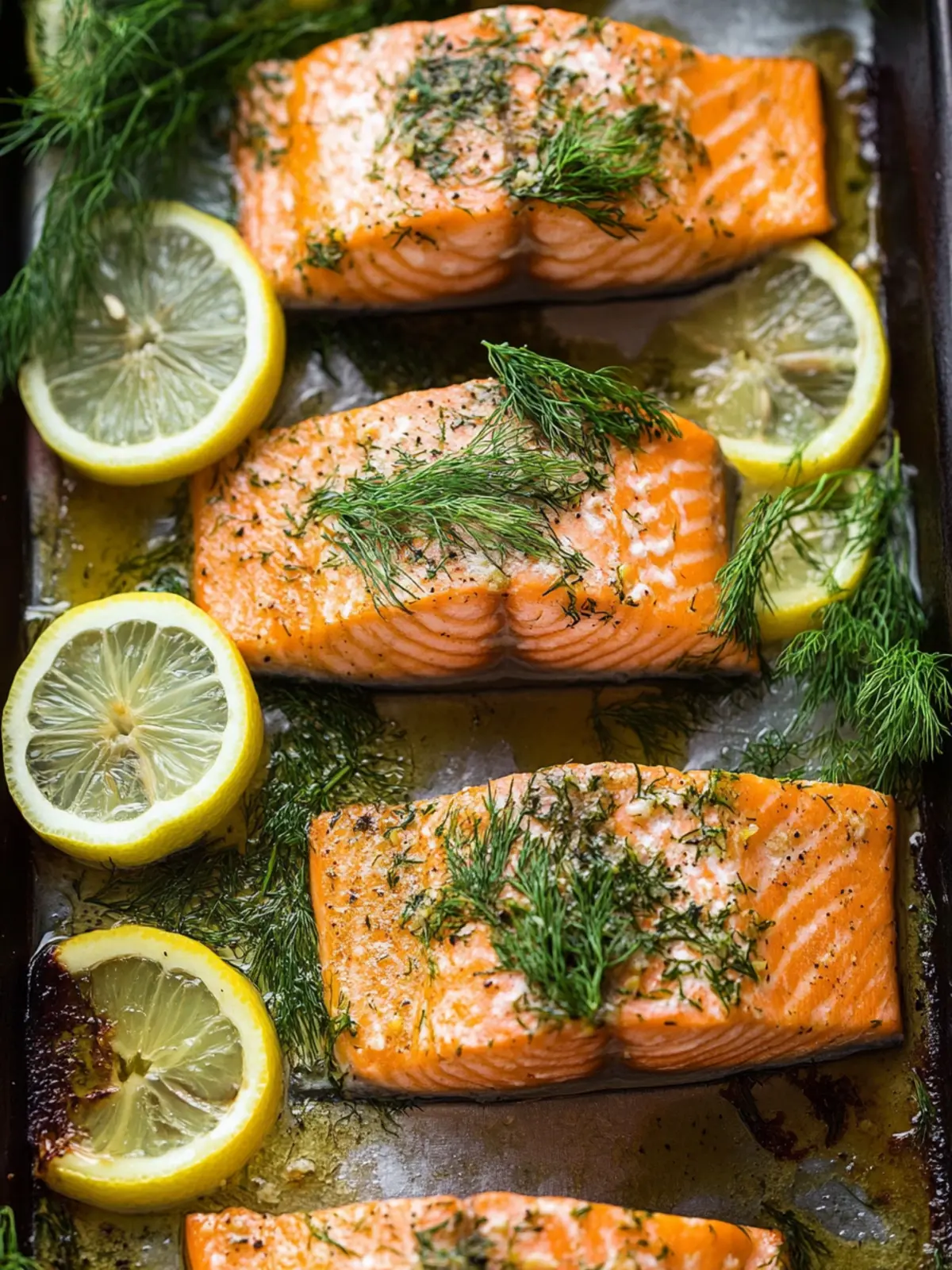 Baked Salmon with Lemon and Dill: A Flavorful Home Delight 2 Baked salmon with lemon and dill
