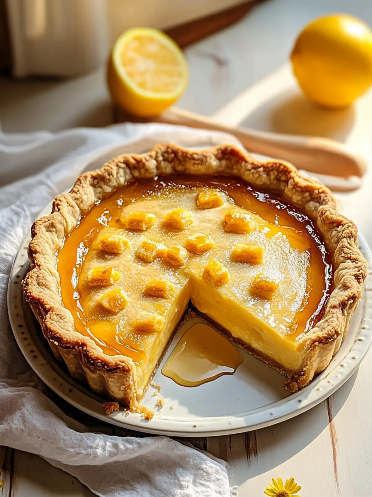 Indulge in Golden Greek Honey Pie Melopita Bliss at Home 4 Golden Greek Honey Pie (Melopita)