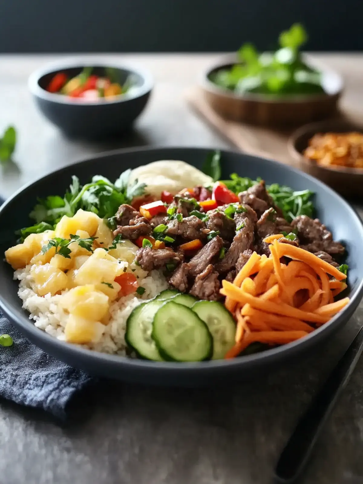 Zesty Lean Beef Egg Roll Bowl for a Quick, Flavor-Packed Meal 3 Zesty Lean Beef Egg Roll Bowl
