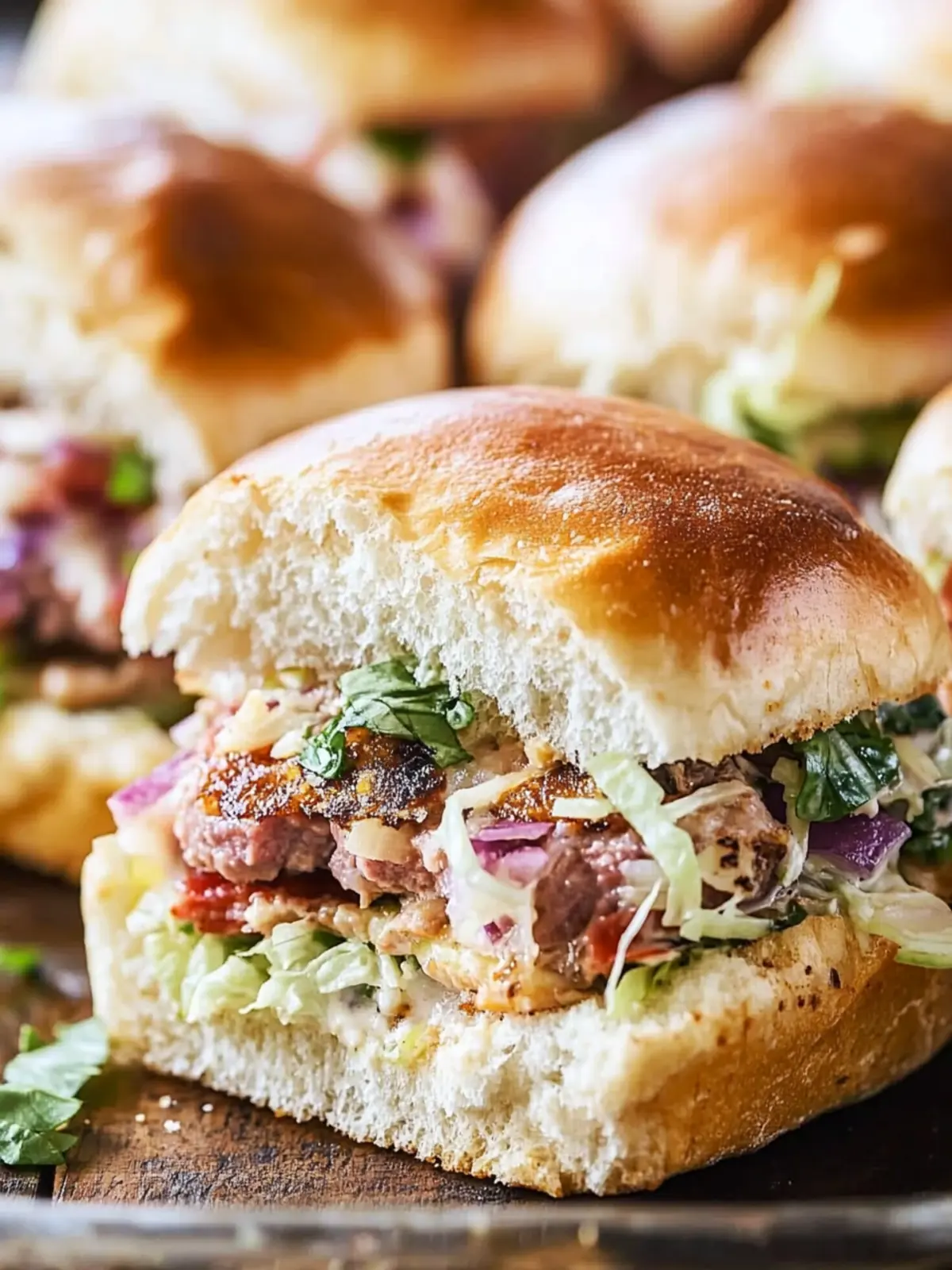 Savory Italian Grinder Sliders Your New Favorite Homemade Treat 2 Italian Grinder Sliders