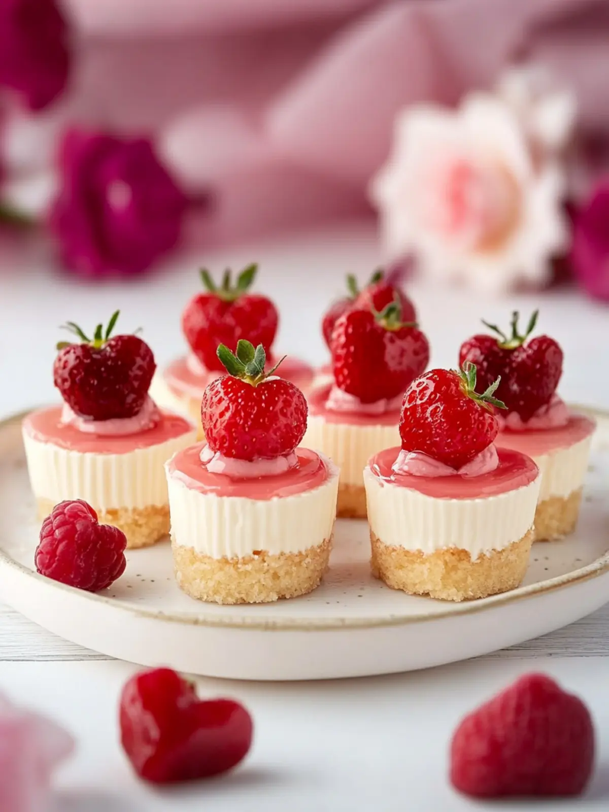 Sweet Mini Valentine’s Day Cheesecakes to Melt Hearts 2 Mini Valentine’S Day Cheesecakes