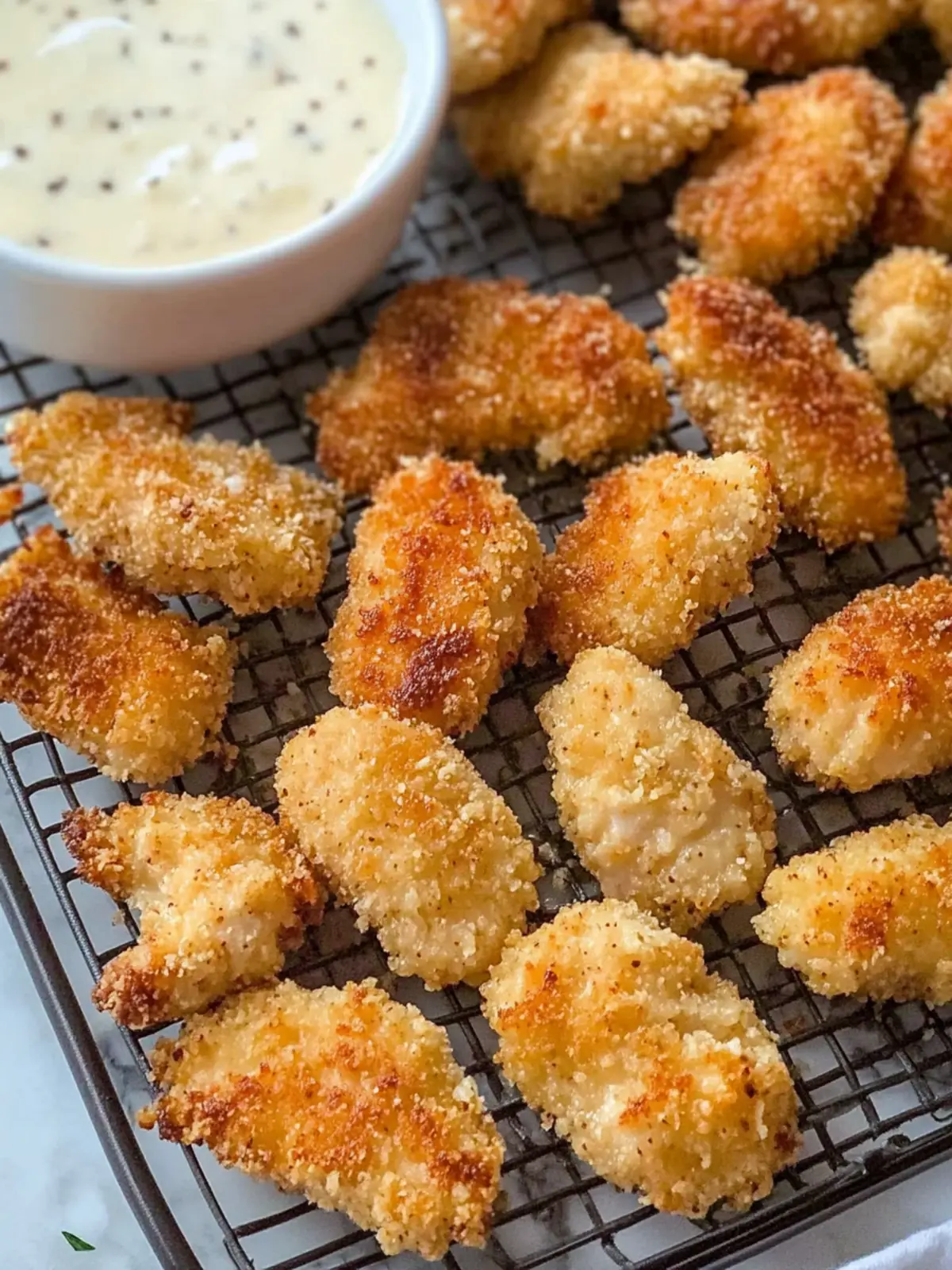 Irresistible Low Carb Parmesan Chicken Nuggets at Home 5 Parmesan Chicken Nuggets {Low Carb}