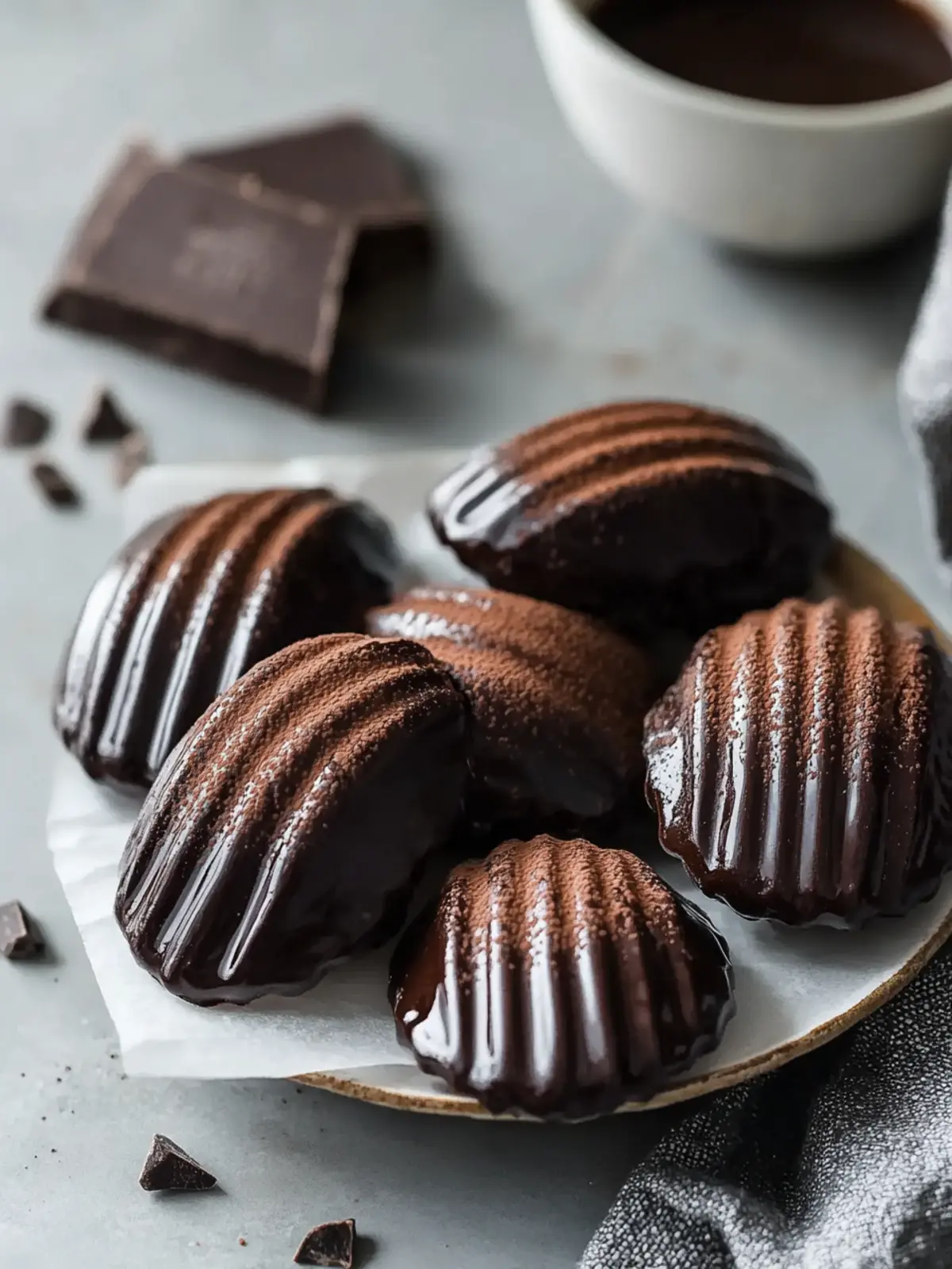 Irresistible Double Chocolate Madeleines for Ultimate Indulgence 2 Double Chocolate Madeleines