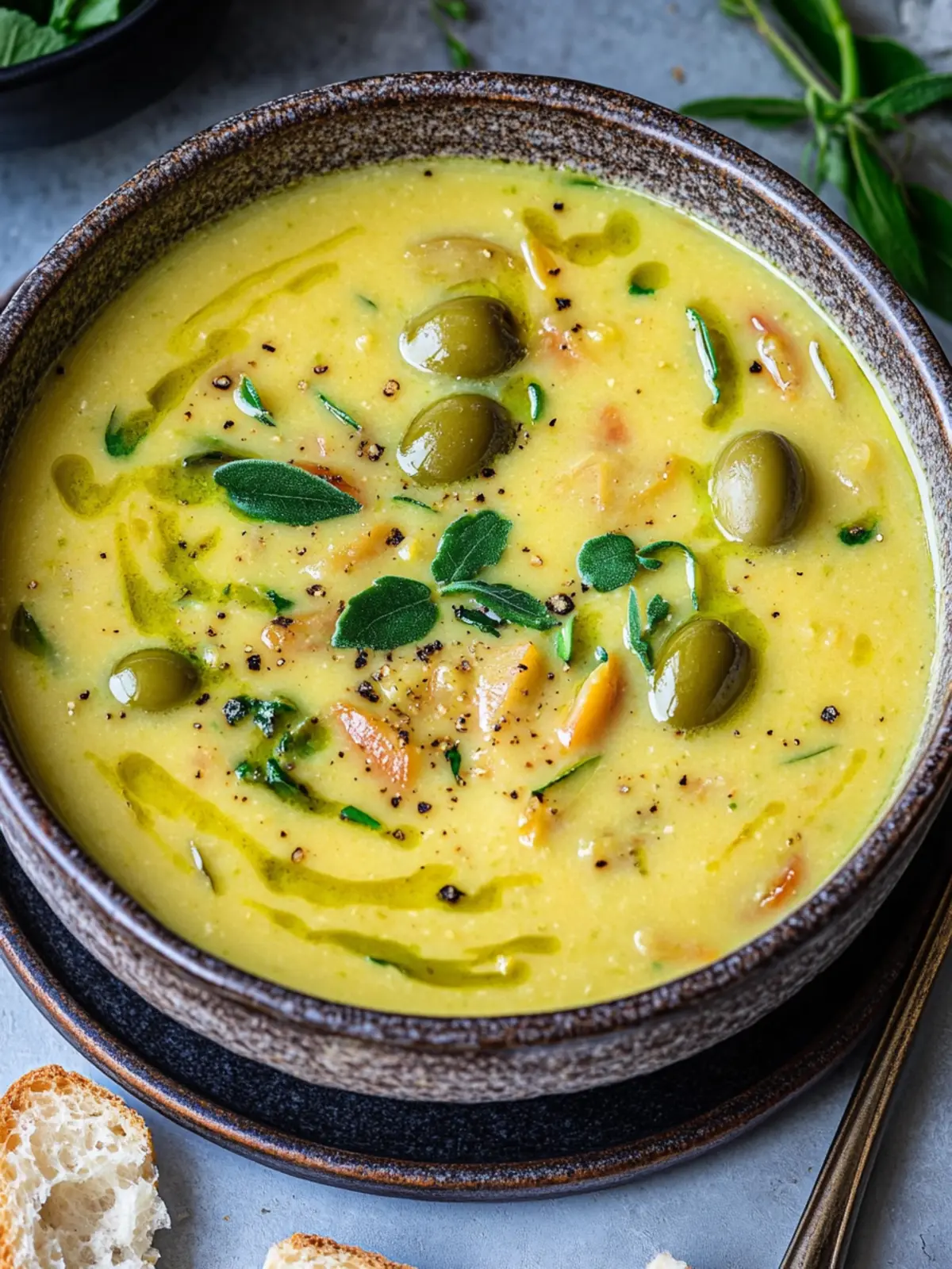 Delicious Green Olive Soup: A Flavorful Twist on Comfort Food 4 Green Olive Soup