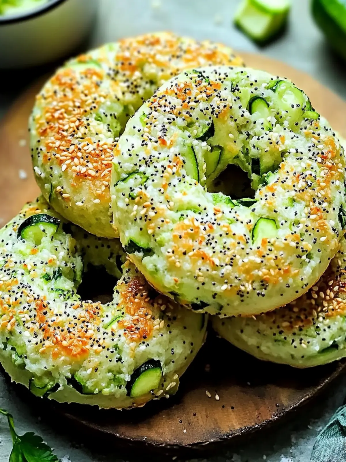 Zucchini Bagels: Deliciously Guilt-Free and Easy to Make 3 Zucchini Bagels