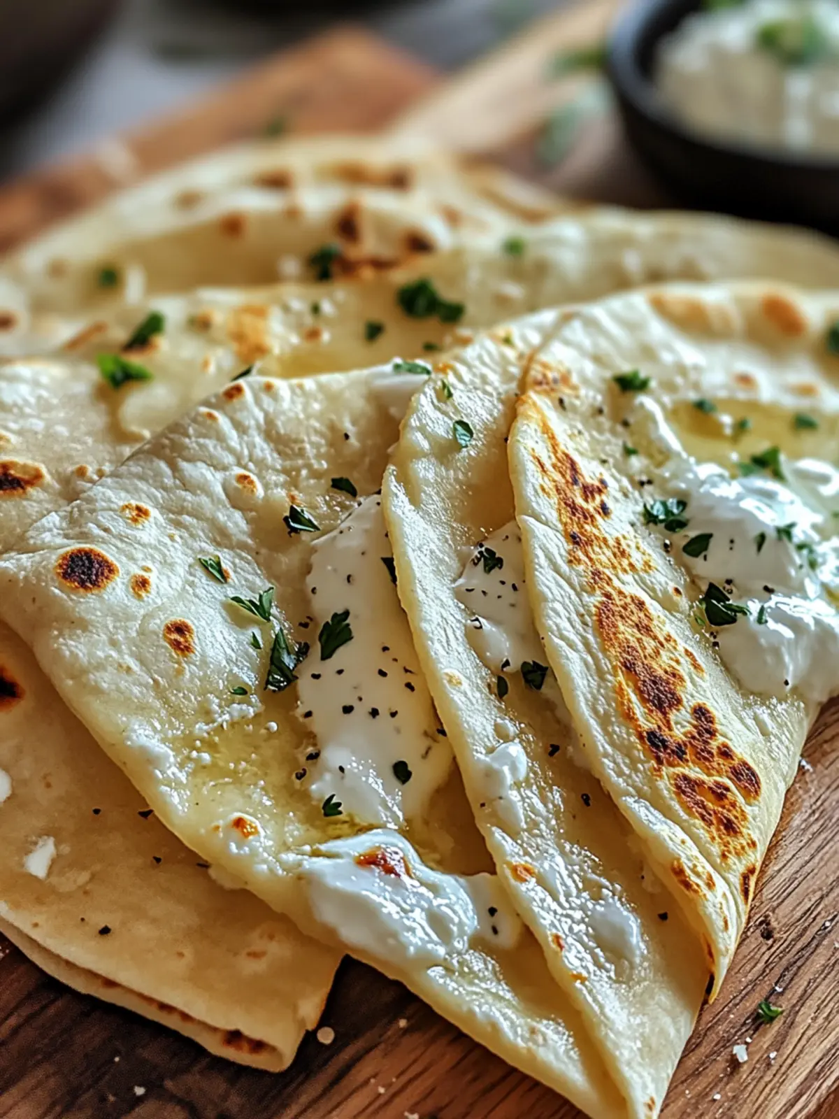 Sourdough Tortillas with Creamy Mozzarella: A Delicious Twist 5 Sourdough tortillas with Creamy Mozzarella