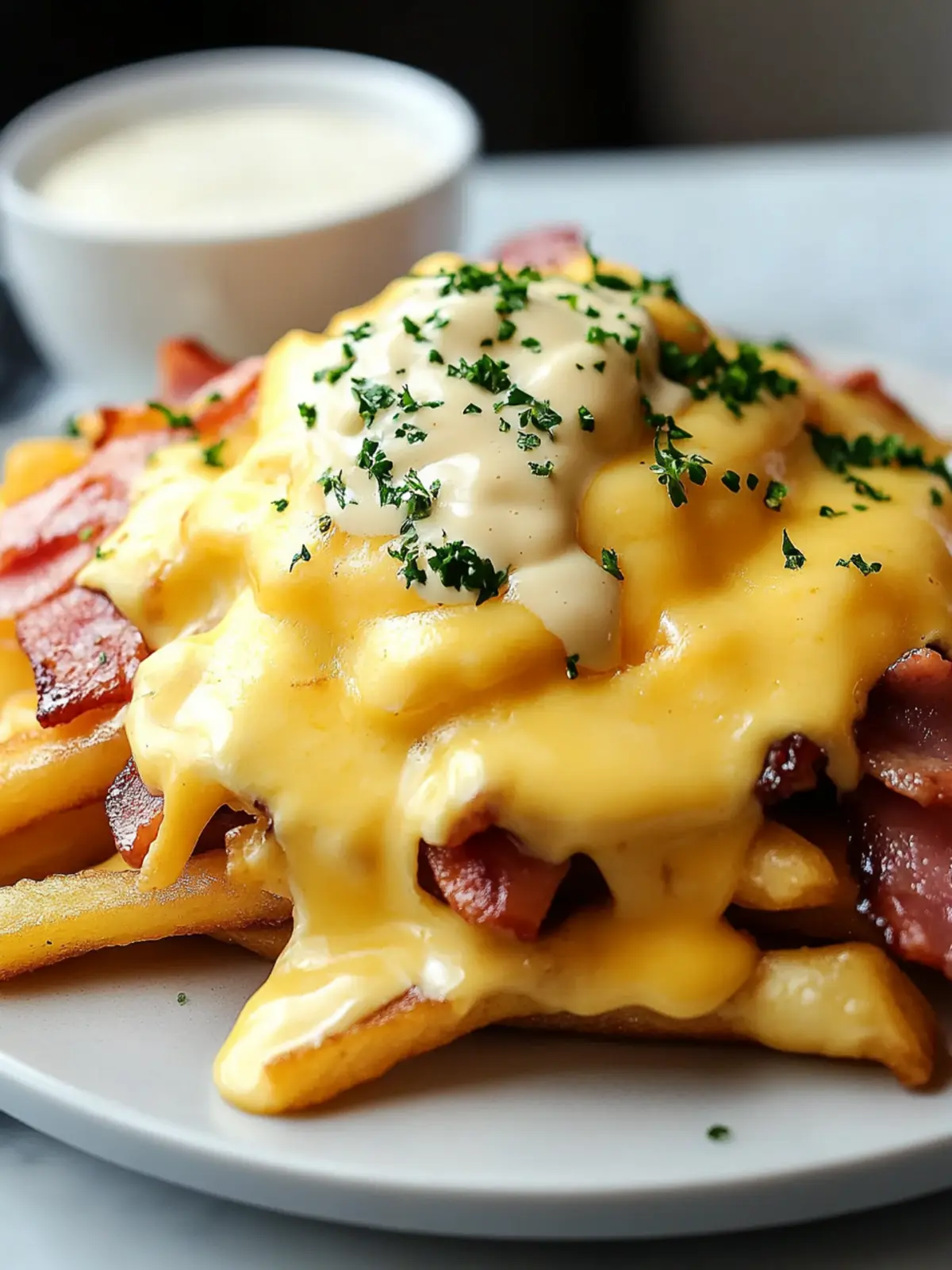 Satisfy Your Cravings with Breakfast Poutine and Creamy Hollandaise 2 Breakfast Poutine with Creamy Hollandaise Sauce