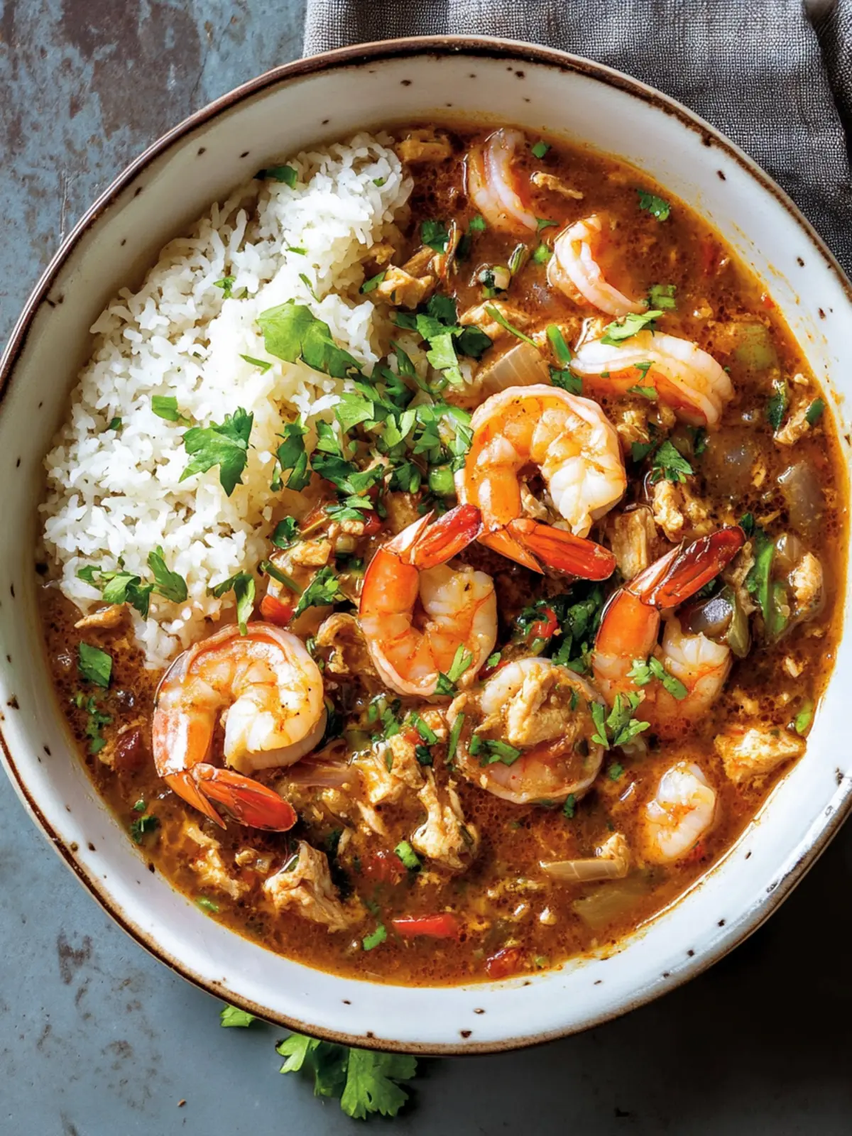 Savory Shrimp and Crab Gumbo with Dry Roux Delight 2 Shrimp and Crab Gumbo with Dry Roux