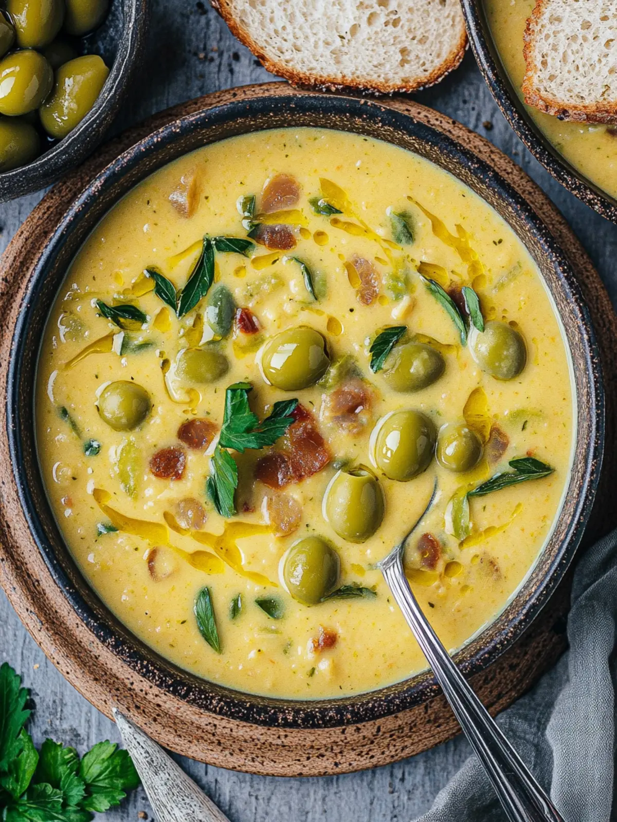 Delicious Green Olive Soup: A Flavorful Twist on Comfort Food 3 Green Olive Soup