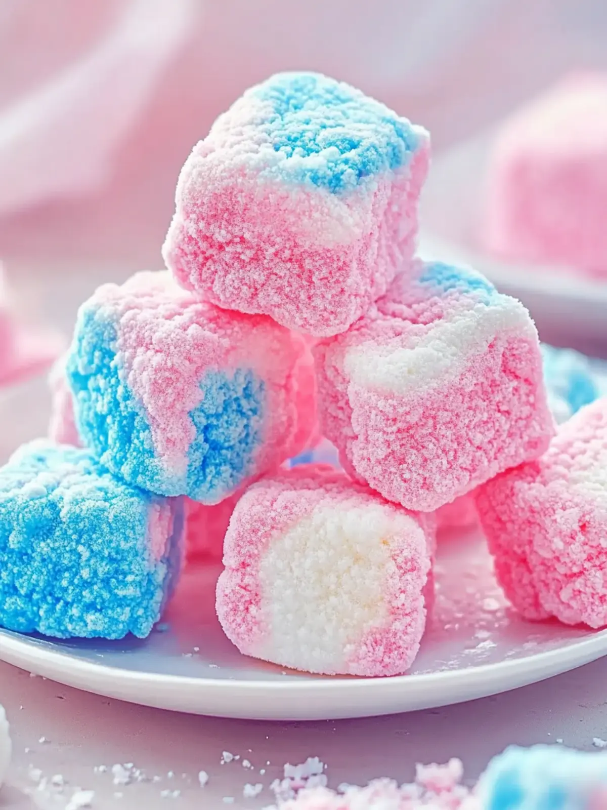 Sweet and Fluffy Cotton Candy Marshmallows You’ll Love 3 Sweet and Fluffy Cotton Candy Marshmallows