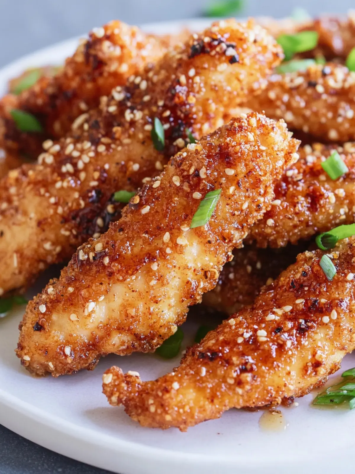 Air Fryer Honey Garlic Chicken Tenders Crispy Delight! 2 Honey Garlic Chicken Tenders Air Fryer