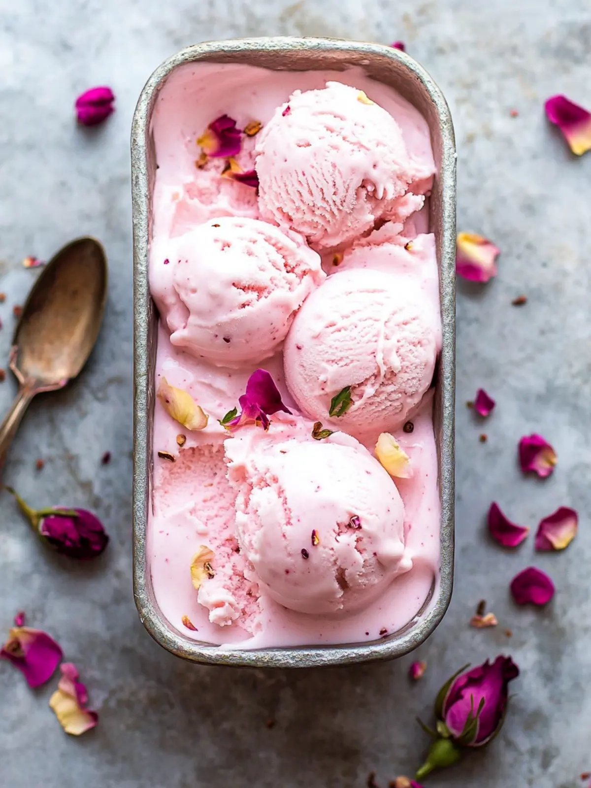 Delightful Easy Rose Ice Cream You Can Make at Home 2 Easy Rose Ice Cream