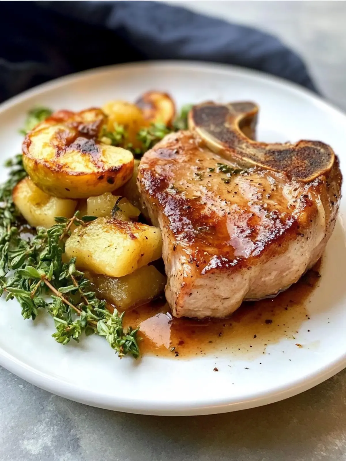 Savor Juicy Pork Chops with Applesauce for a Cozy Dinner 5 Pork chops with applesauce