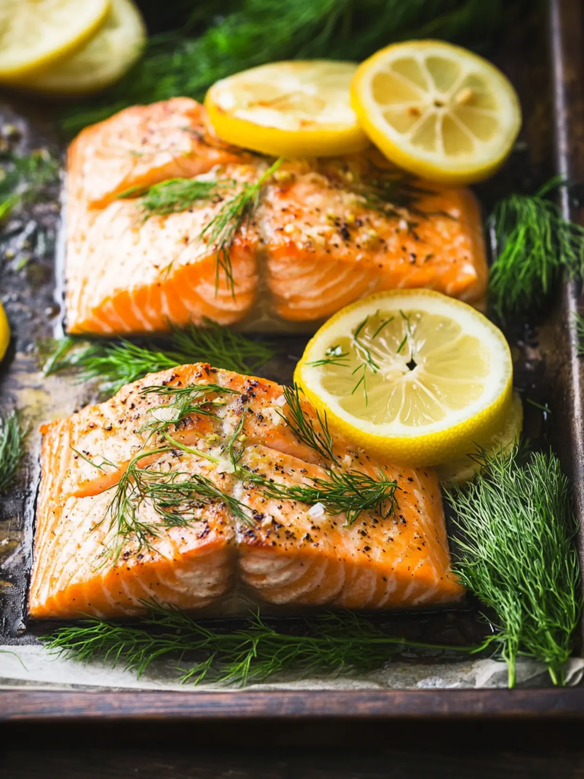 Baked Salmon with Lemon and Dill: A Flavorful Home Delight 4 Baked salmon with lemon and dill