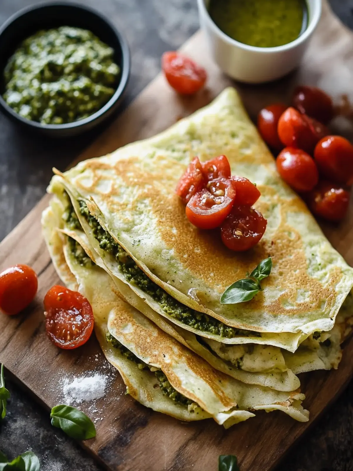 Turkey Pesto Crepes: A Flavorful Twist on Your Dinner Routine 5 Turkey Pesto Crepes