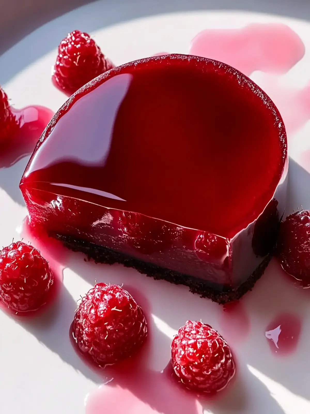 Decadent Ruby Raspberry Mirror Glaze Tart You’ll Adore 5 Ruby Raspberry Mirror Glaze
