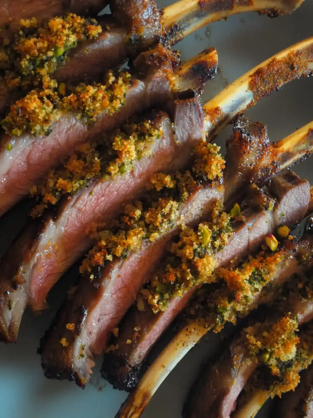 Pistachio Lamb Chops with Breadcrumbs: A Flavorful Delight 3 Lamb chops with breadcrumbs and pistachio