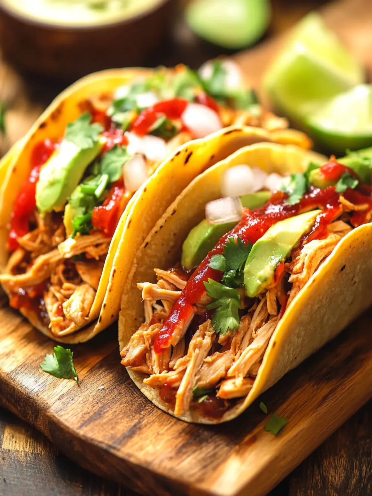 Savory Crock Pot Chicken Tacos That Make Dinner a Snap 3 Crock Pot Chicken Tacos