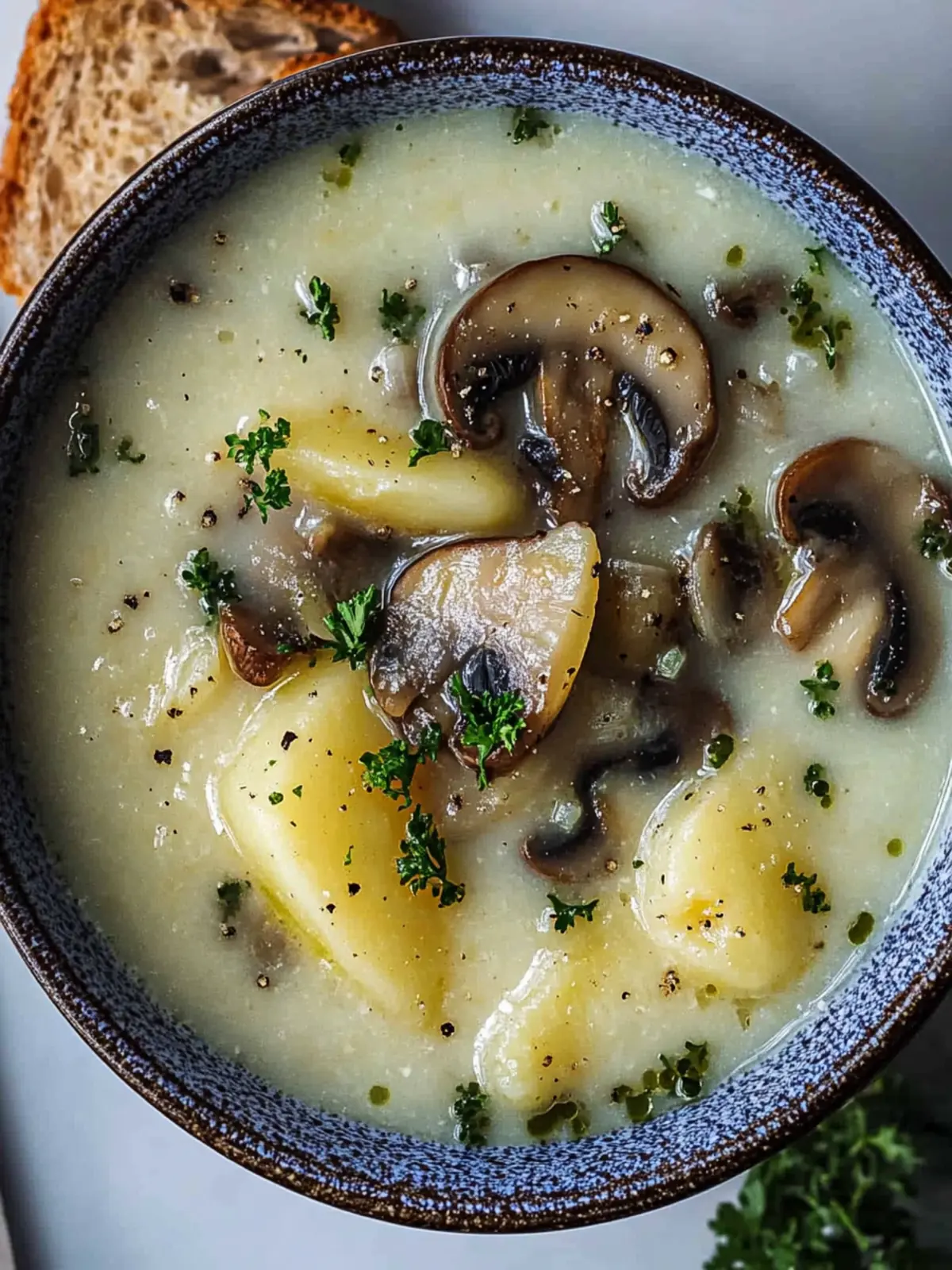 Creamy Potato Mushroom Soup That Warms the Soul 4 Potato Mushroom Soup