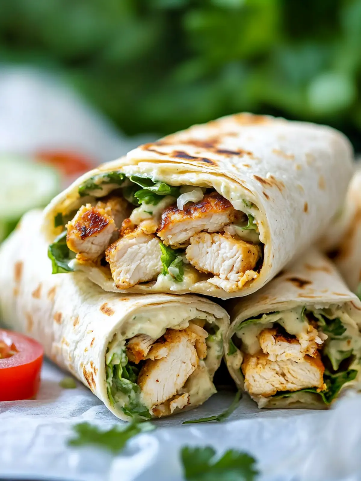 Savory Chicken Ranch Wraps for Quick Weeknight Dinners 2 Chicken Ranch Wraps