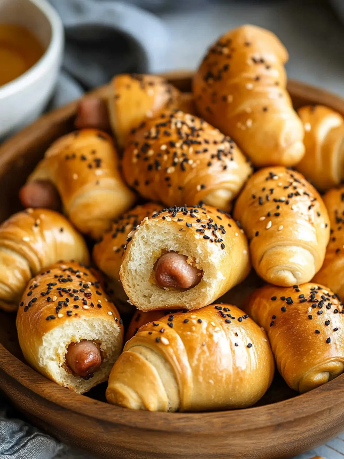 Everything Bagel Pigs in a Blanket for Ultimate Snack Bliss 3 Everything Bagel Pigs in a Blanket