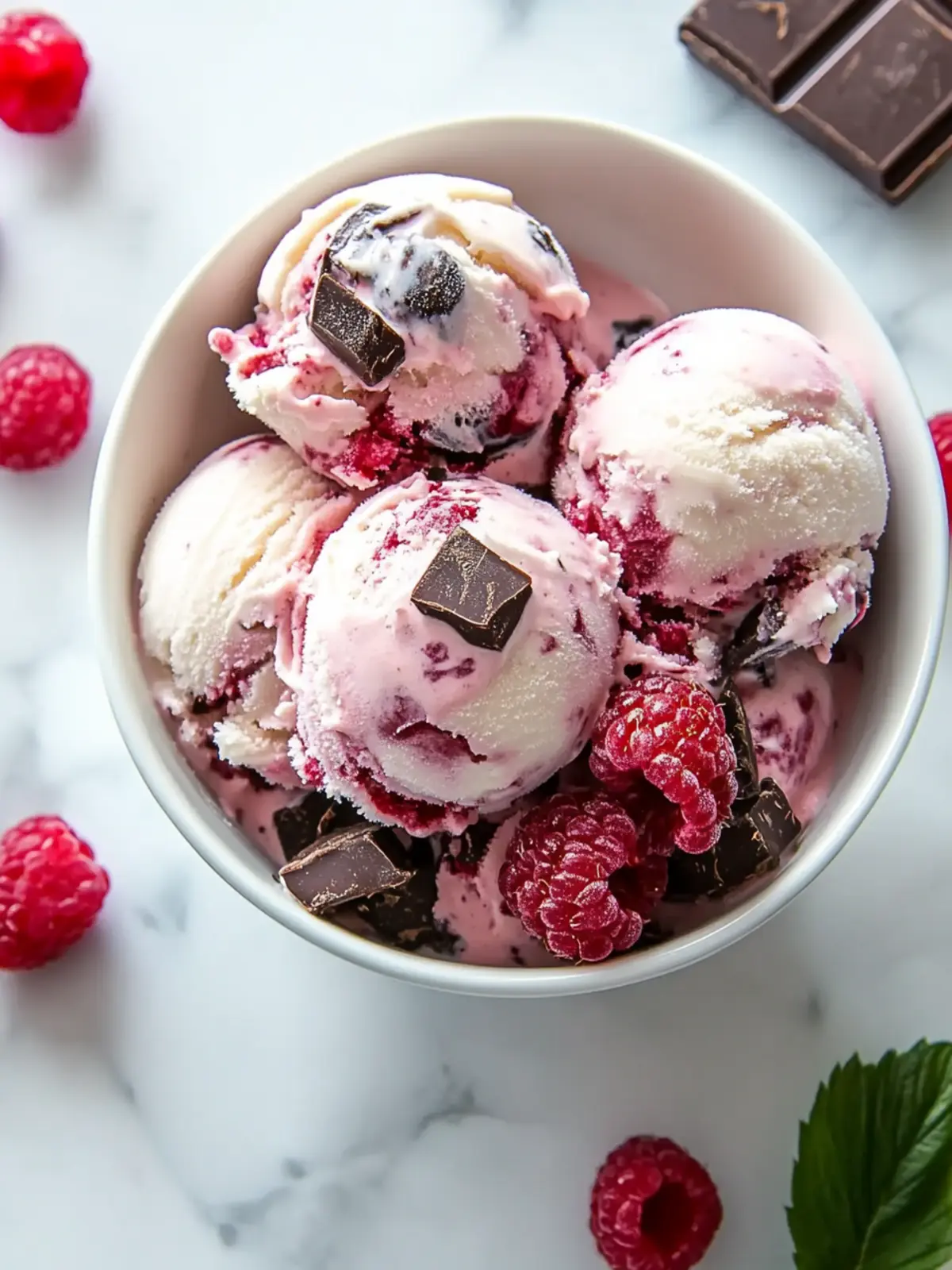 Indulge in Raspberry Chocolate Chunk Ice Cream Bliss 5 Raspberry Chocolate Chunk Ice Cream
