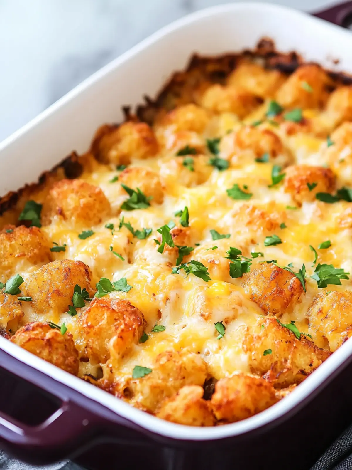Ultimate Cheesy Tater Tot Breakfast Casserole to Savor 4 Cheesy Tater Tot Breakfast Casserole
