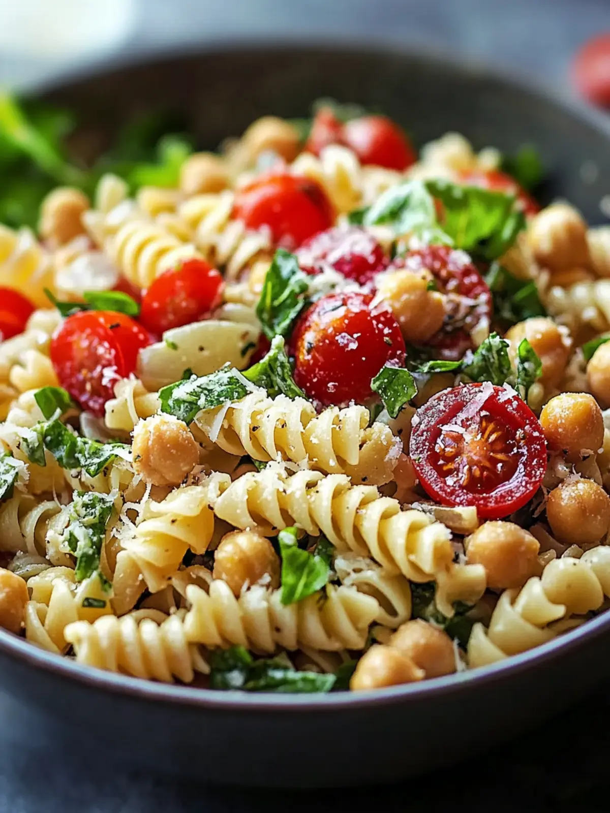 Chickpea Caesar Pasta Salad: A Fresh Twist on Flavor 3 Chickpea Caesar Pasta Salad