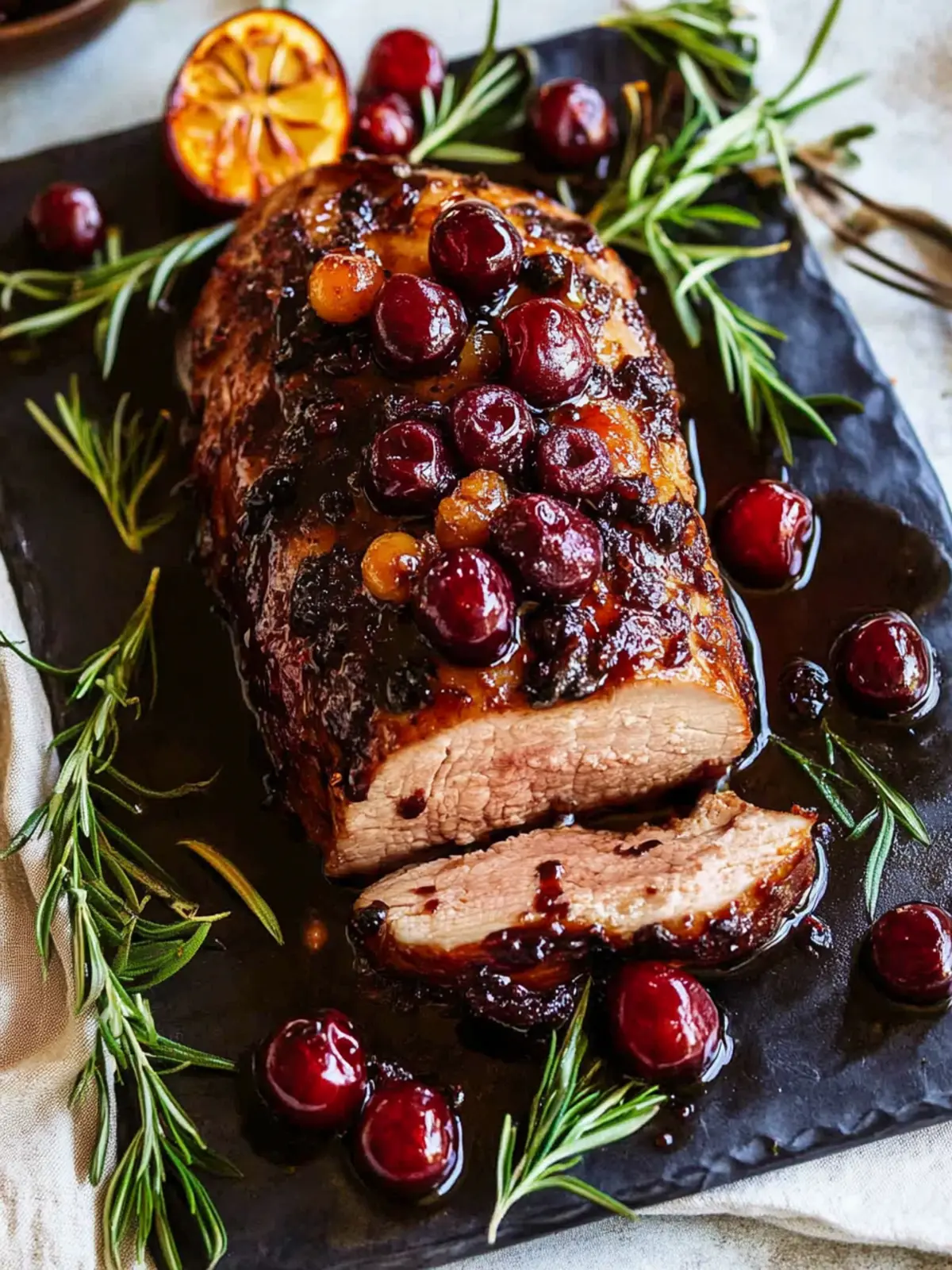 Savory Cherry Balsamic Pork Loin to Impress Your Dinner Guests 5 Cherry Balsamic Pork Loin