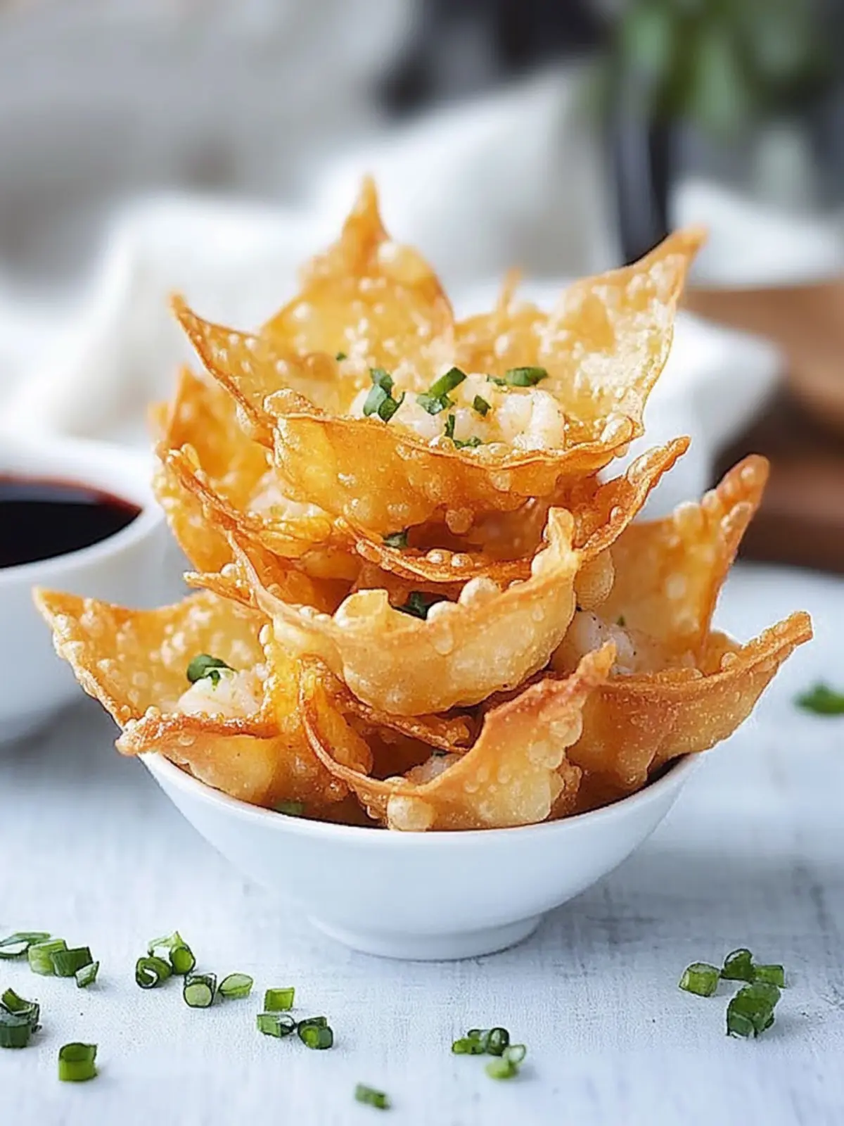 Crispy Shrimp Wonton Chips: A Flavorful Homemade Snack 3 Shrimp Wonton Chips
