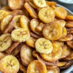 Crispy Sweet Cinnamon Air Fryer Banana Chips You'll Love 8 Sweet Cinnamon Air Fryer Banana Chips